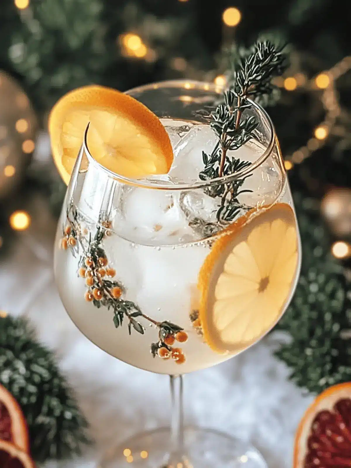Winter Wonderland Gin and Tonic