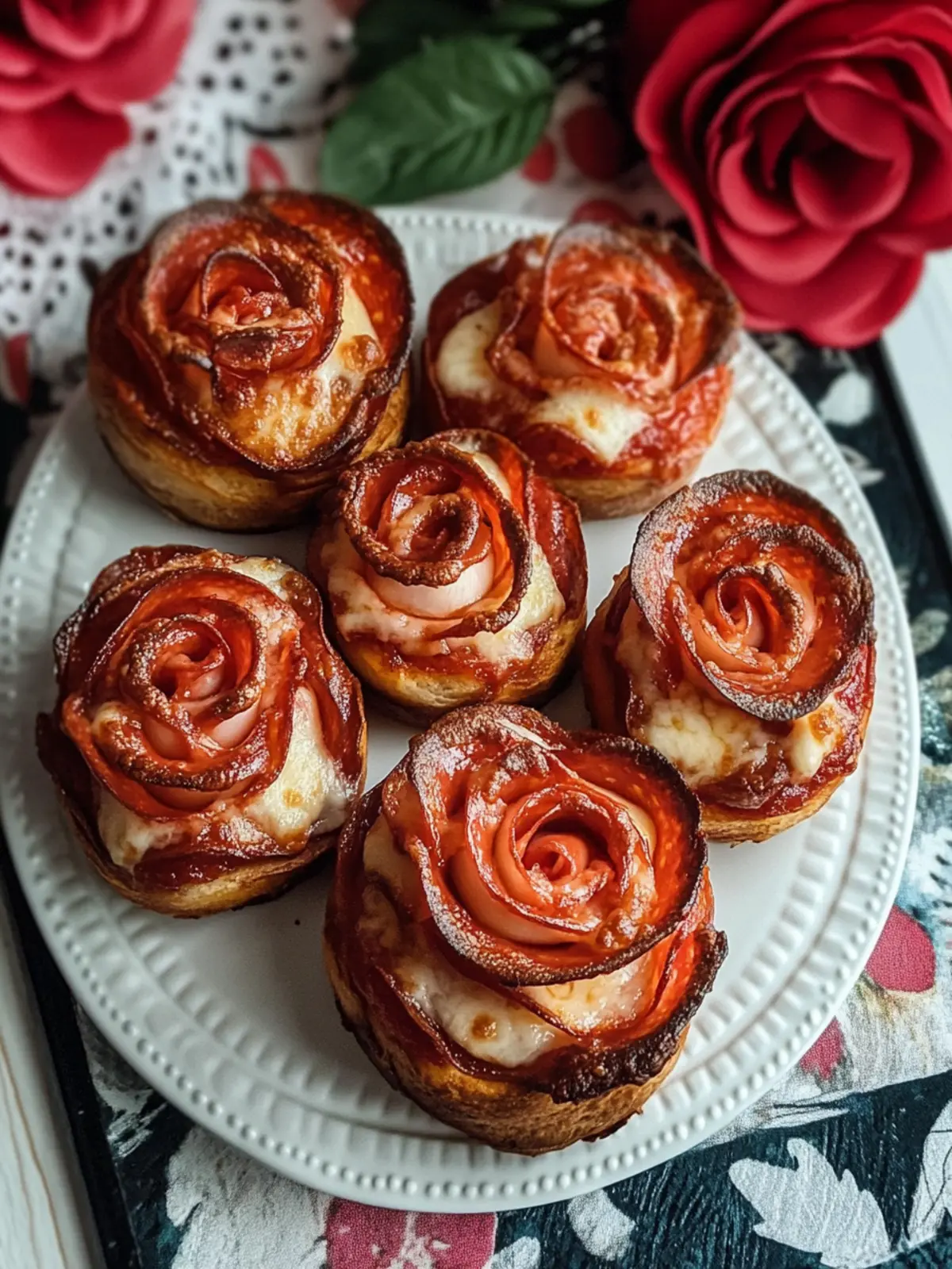 Romantic Pizza Roses for Valentine s Day to Wow Your Date 3 Pizza Roses for Valentine s Day