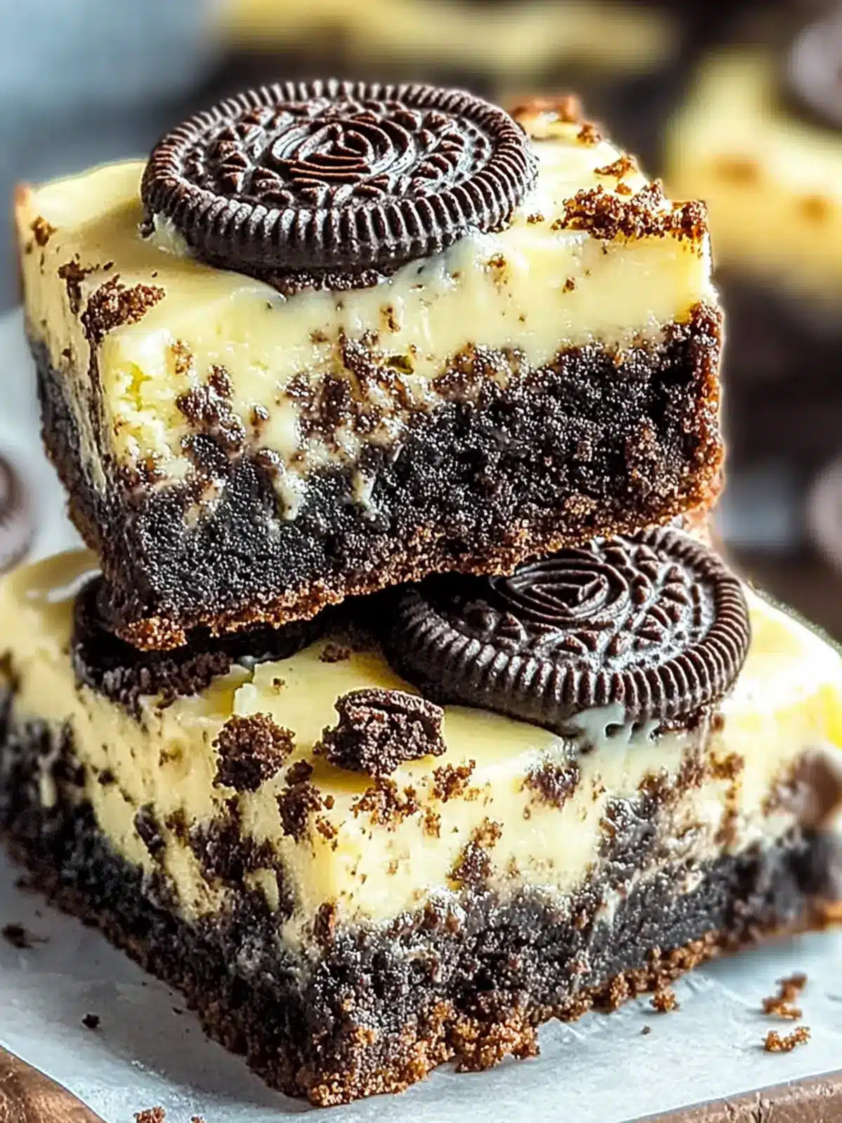 Oreo Cheesecake Brownies