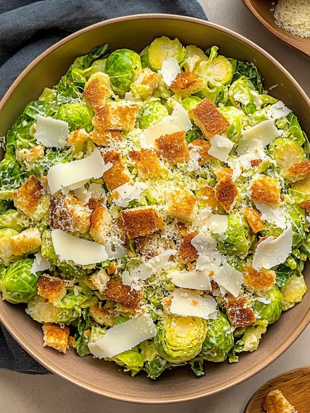 Brussels Sprouts Caesar Salad
