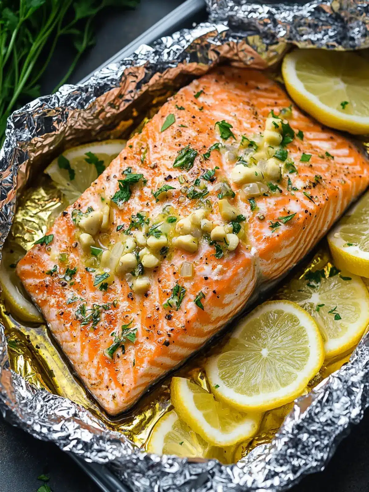 Baked Salmon in Foil