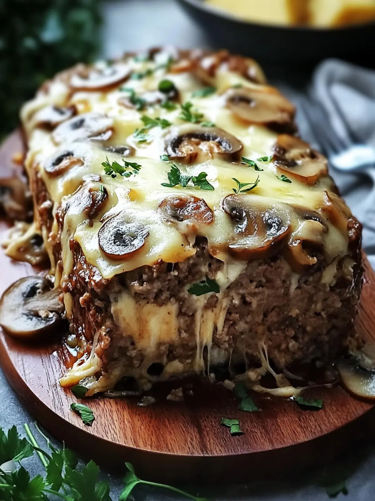 Mushroom Swiss Cheese Meatloaf That s Comfort Food Perfected 3 Mushroom Swiss Cheese Meatloaf