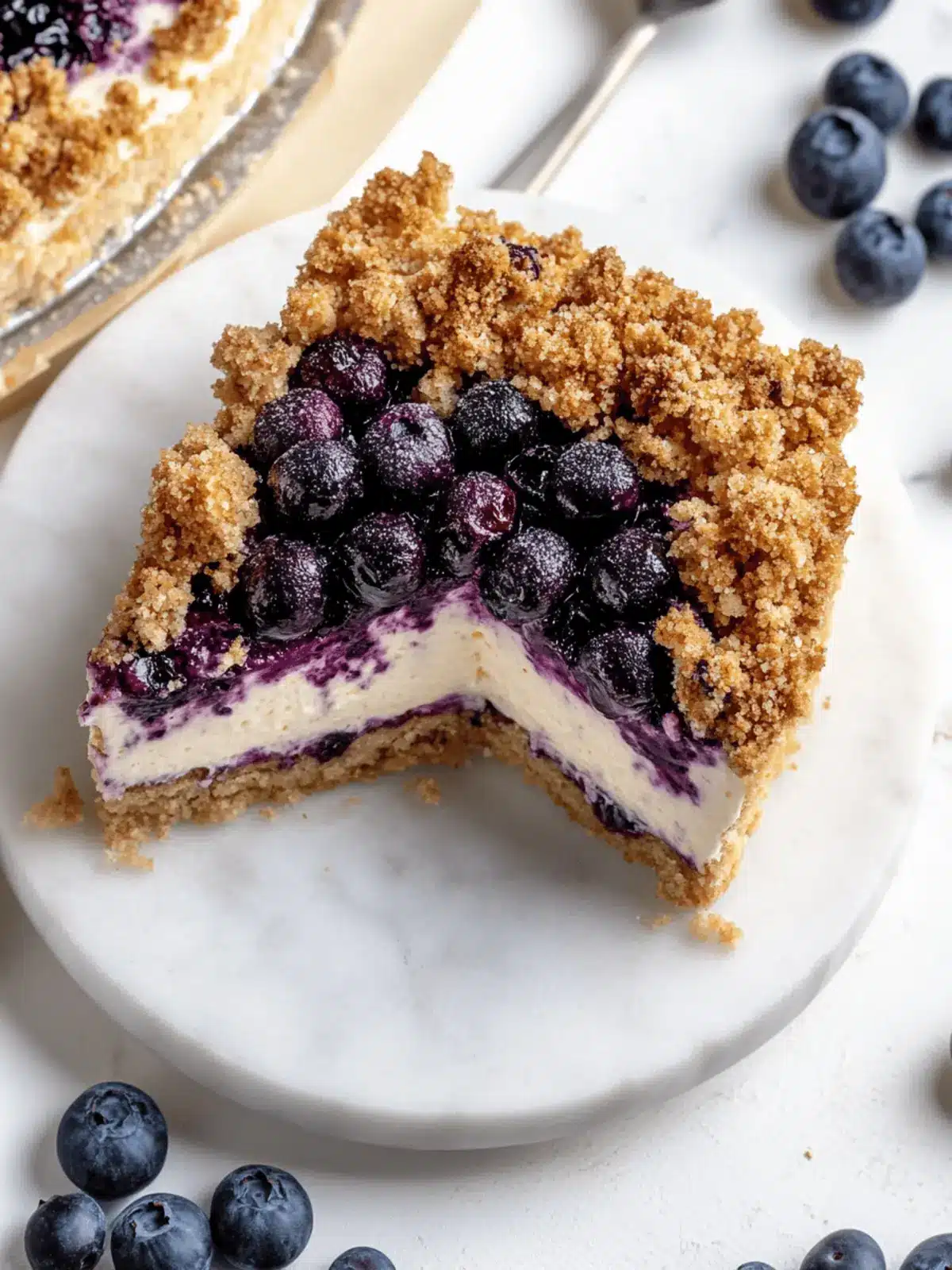 Irresistible Blueberry Crumble Cheesecake That Wows Every Time 4 Blueberry Crumble Cheesecake