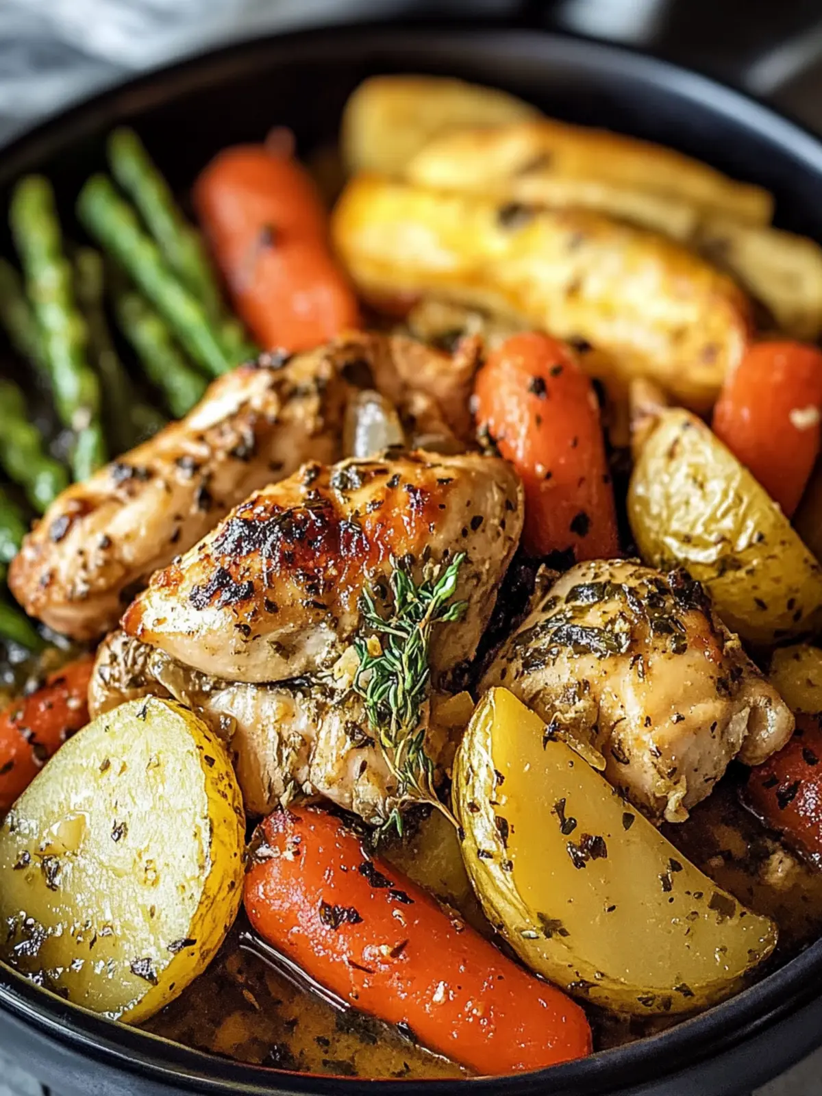 Garlic Butter Chicken and Veggies