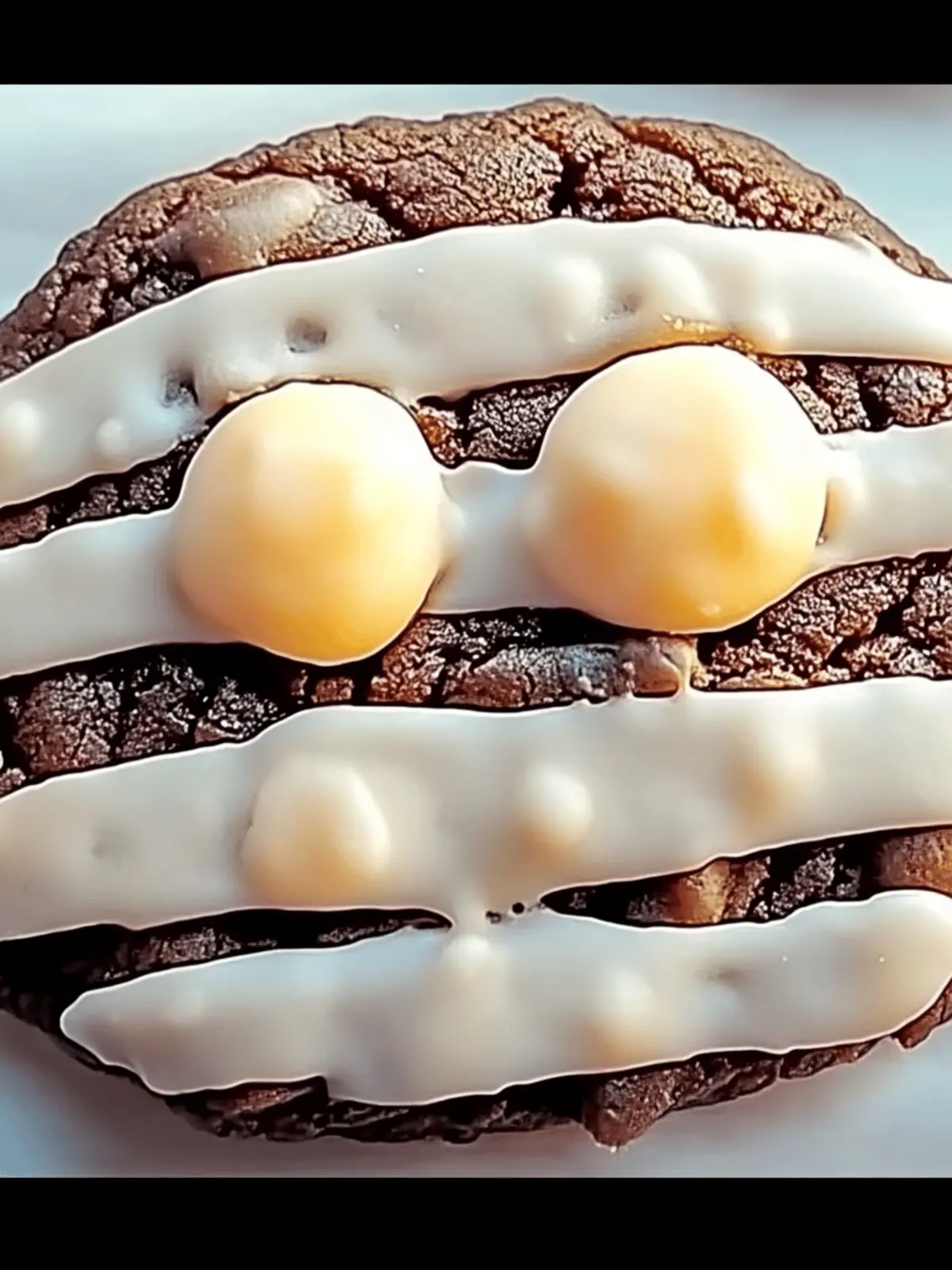 Fudgy Halloween Mummy Cookies for Spooktacular Fun at Home 2 Fudgy Halloween Mummy Cookies