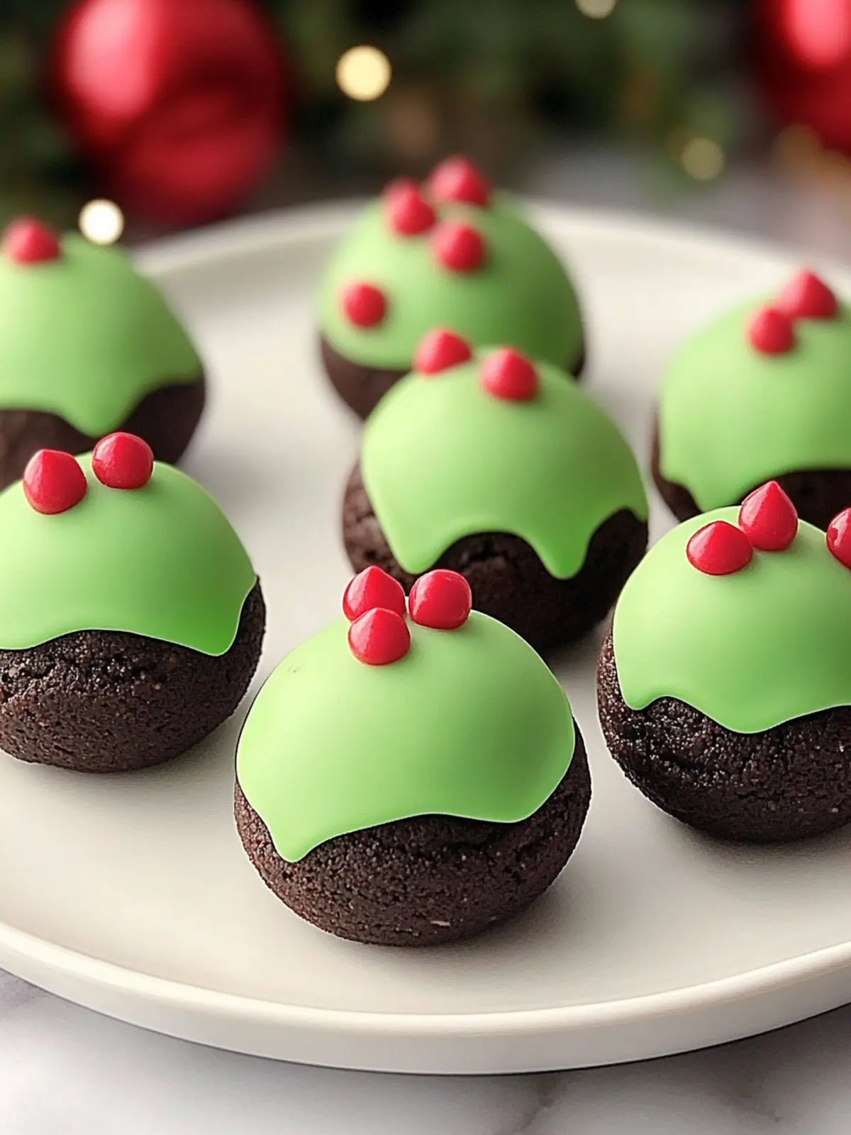 Grinch Oreo Balls