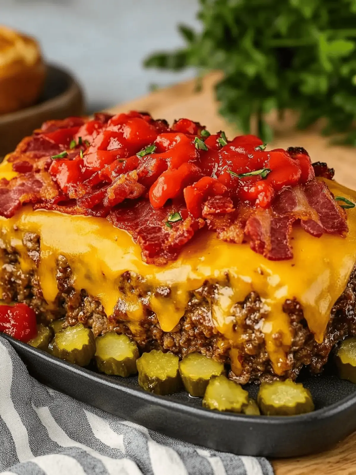 Bacon Cheeseburger Meatloaf: Your New Comfort Food Obsession 3 Bacon Cheeseburger Meatloaf