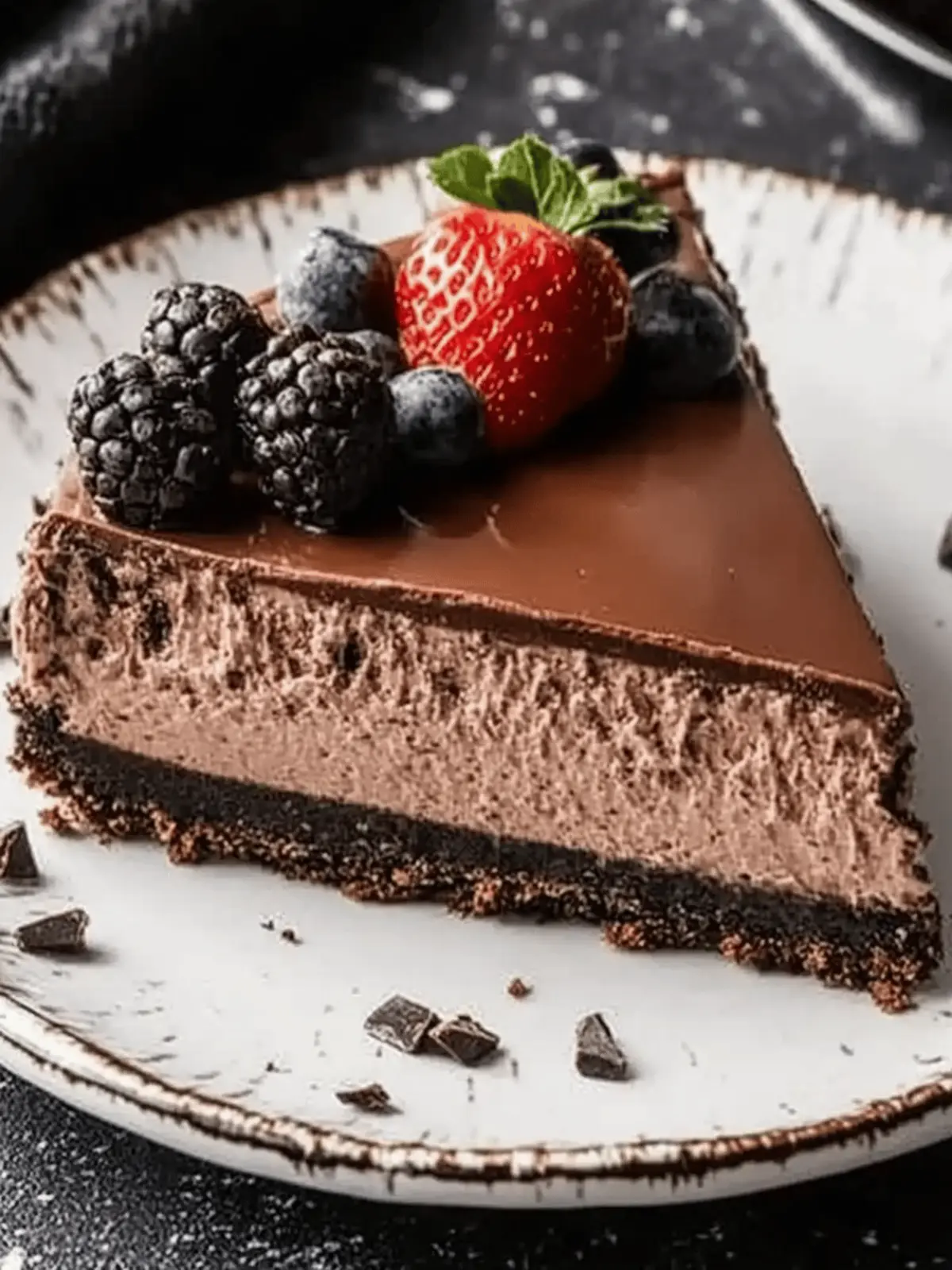 Irresistible No-Bake Chocolate Cheesecake You ll Dream About 2 Chocolate Cheesecake