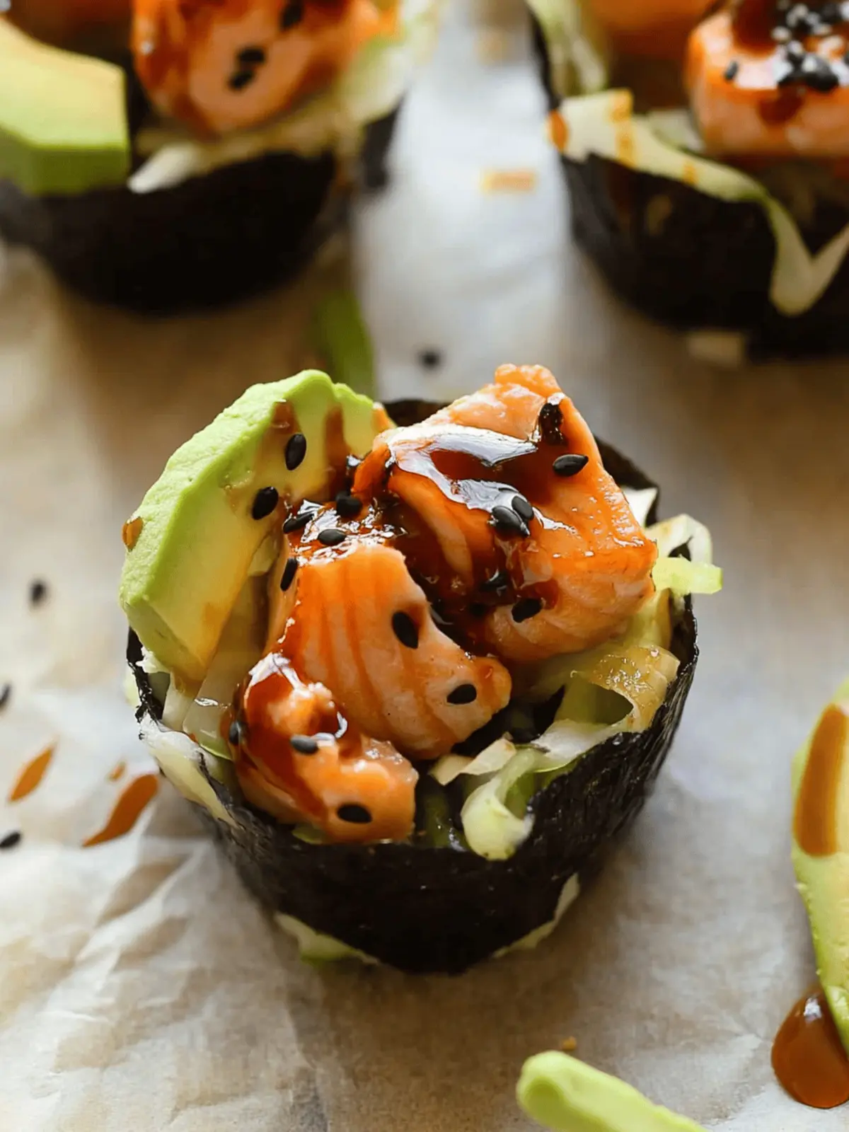 Savory Salmon Sushi Bake Cups You ll Love Making at Home