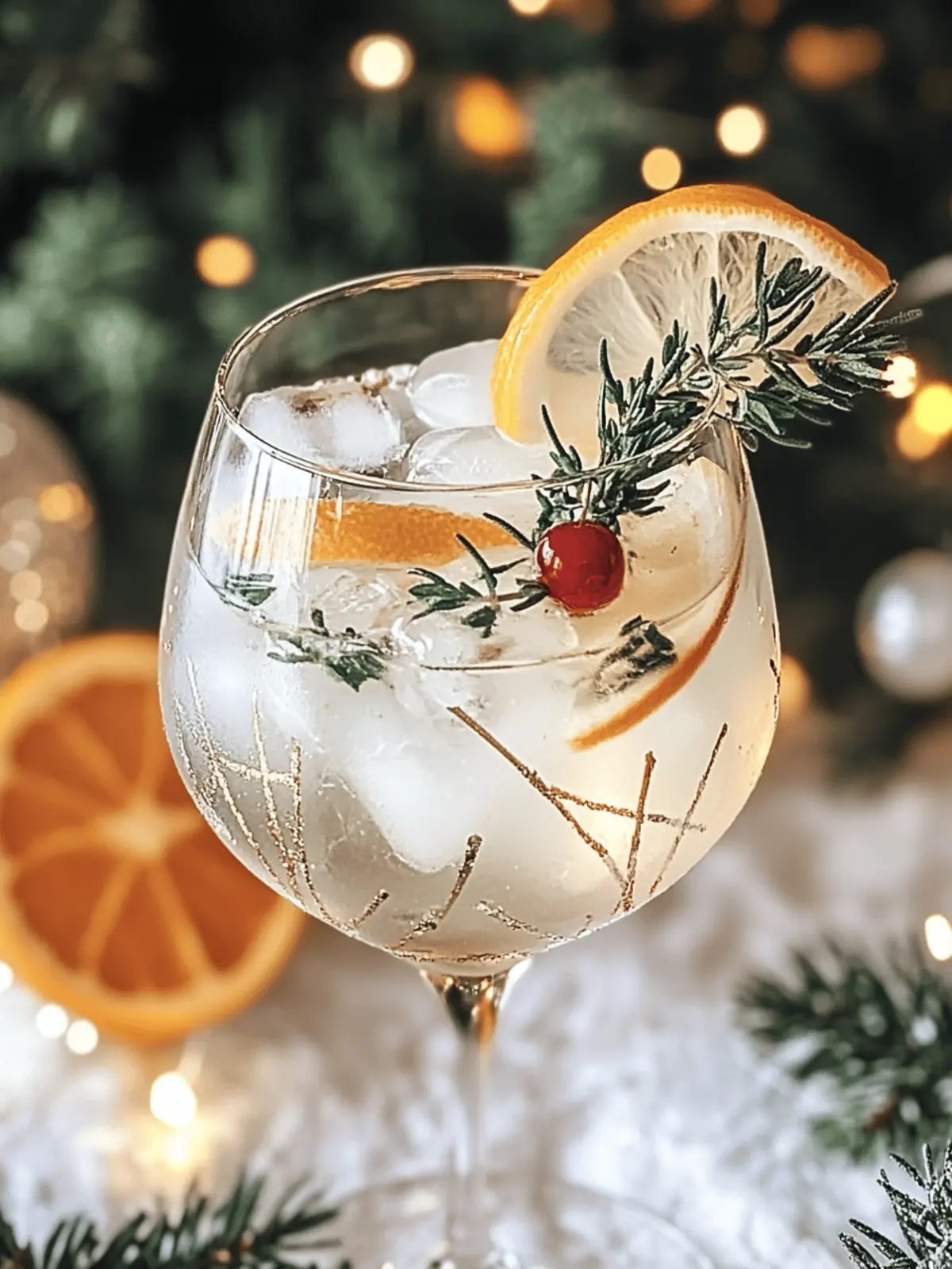 Winter Wonderland Gin and Tonic