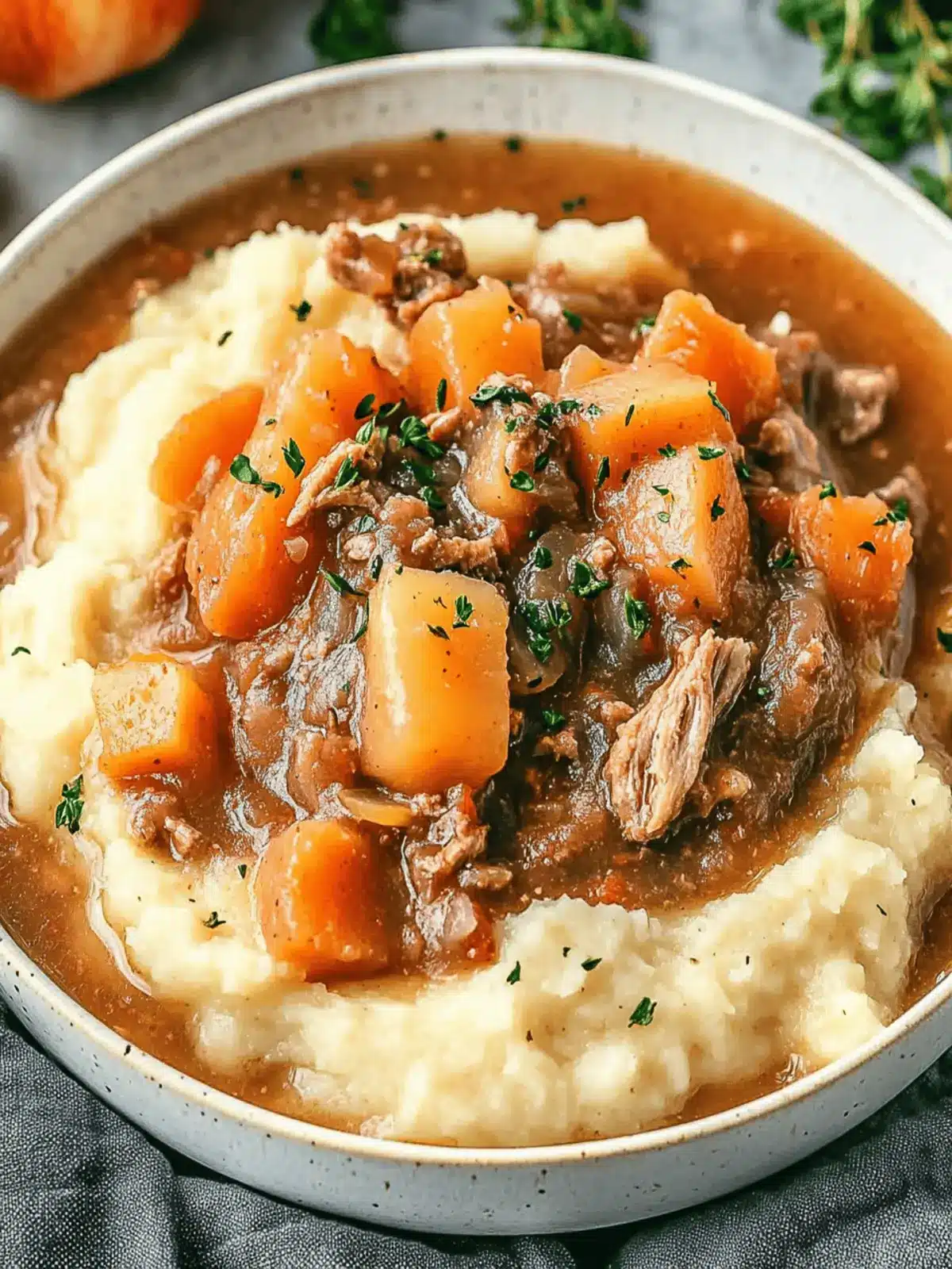 Fall Apple Cider Stew Mash