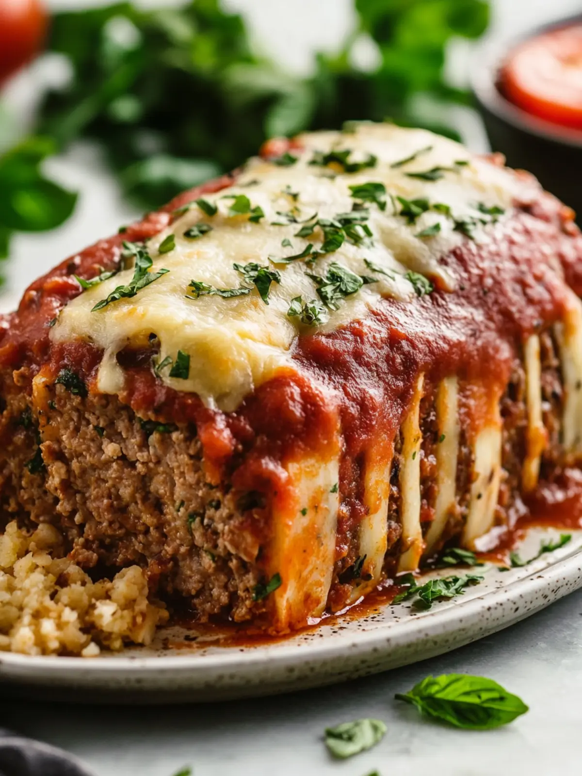Stuffed Italian Meatloaf