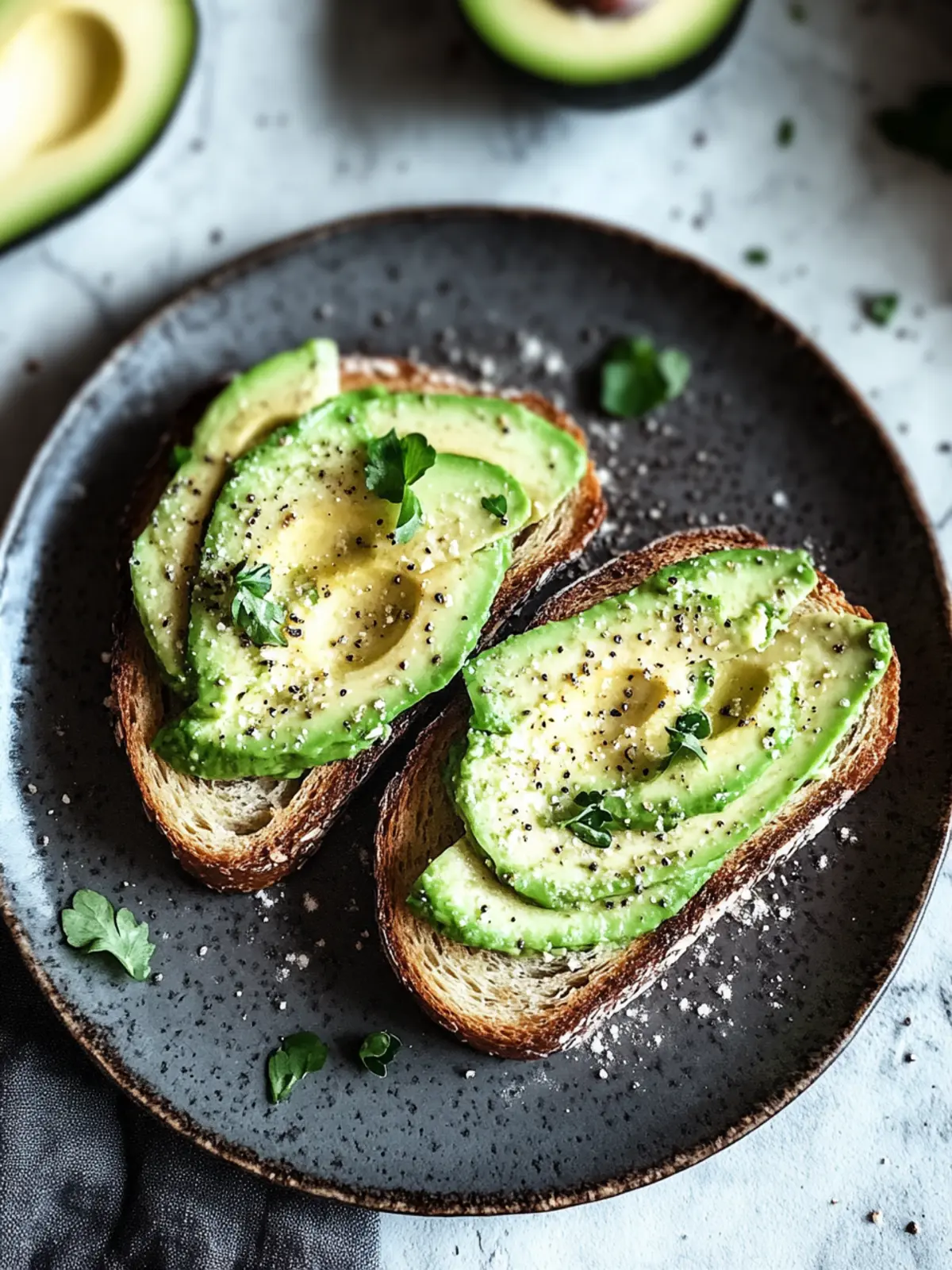 Soda Bread Toast with Avocado