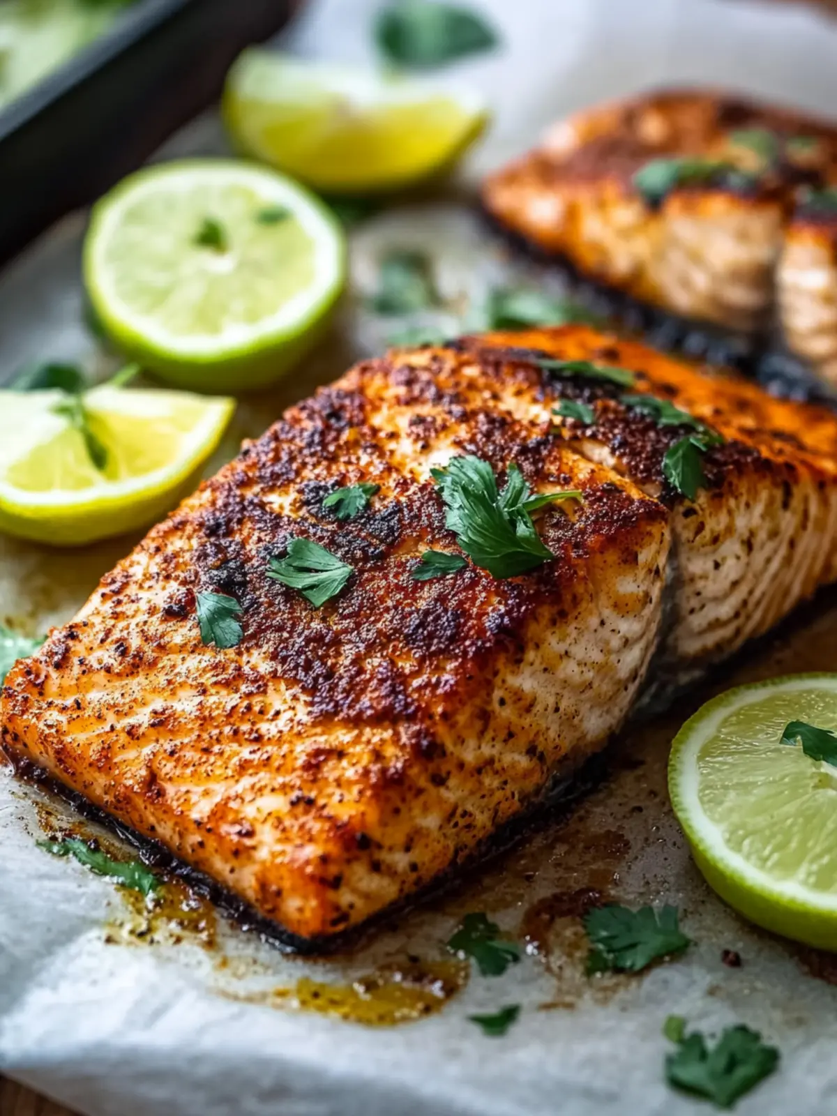 Baked Cajun Salmon