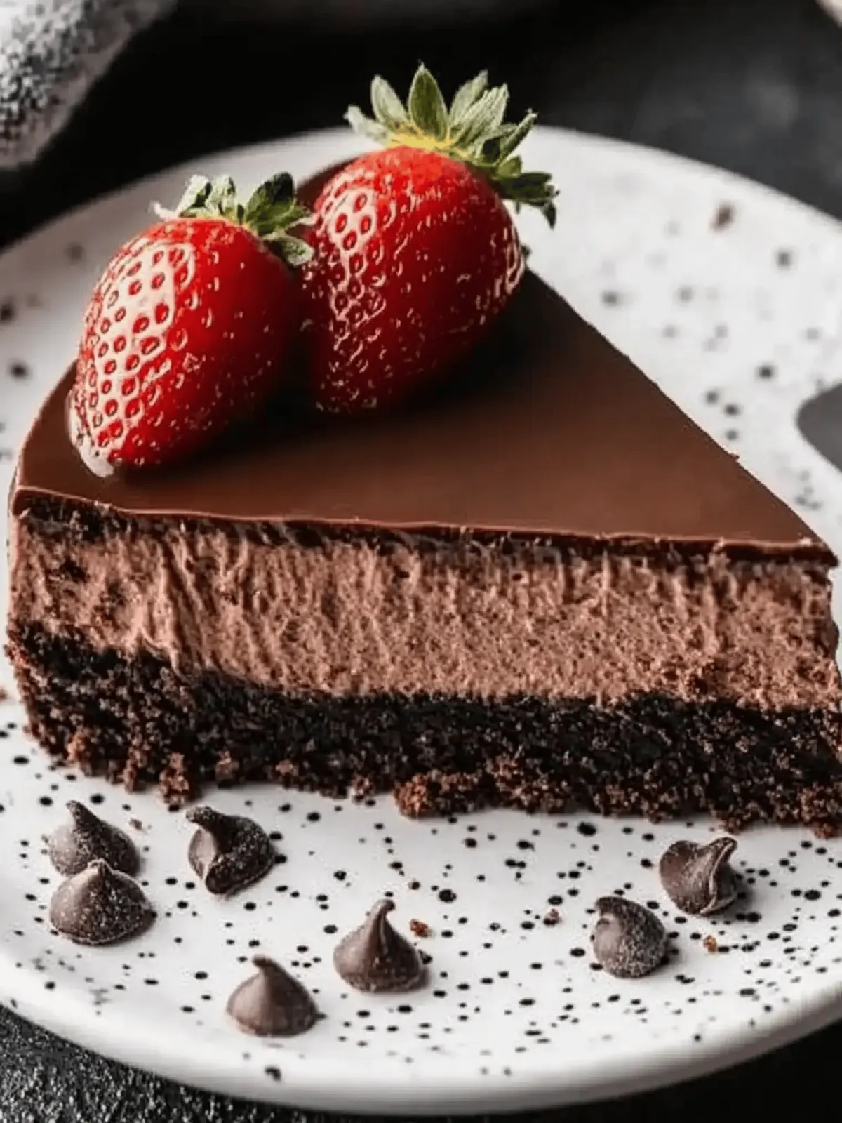 Irresistible No-Bake Chocolate Cheesecake You ll Dream About 4 Chocolate Cheesecake