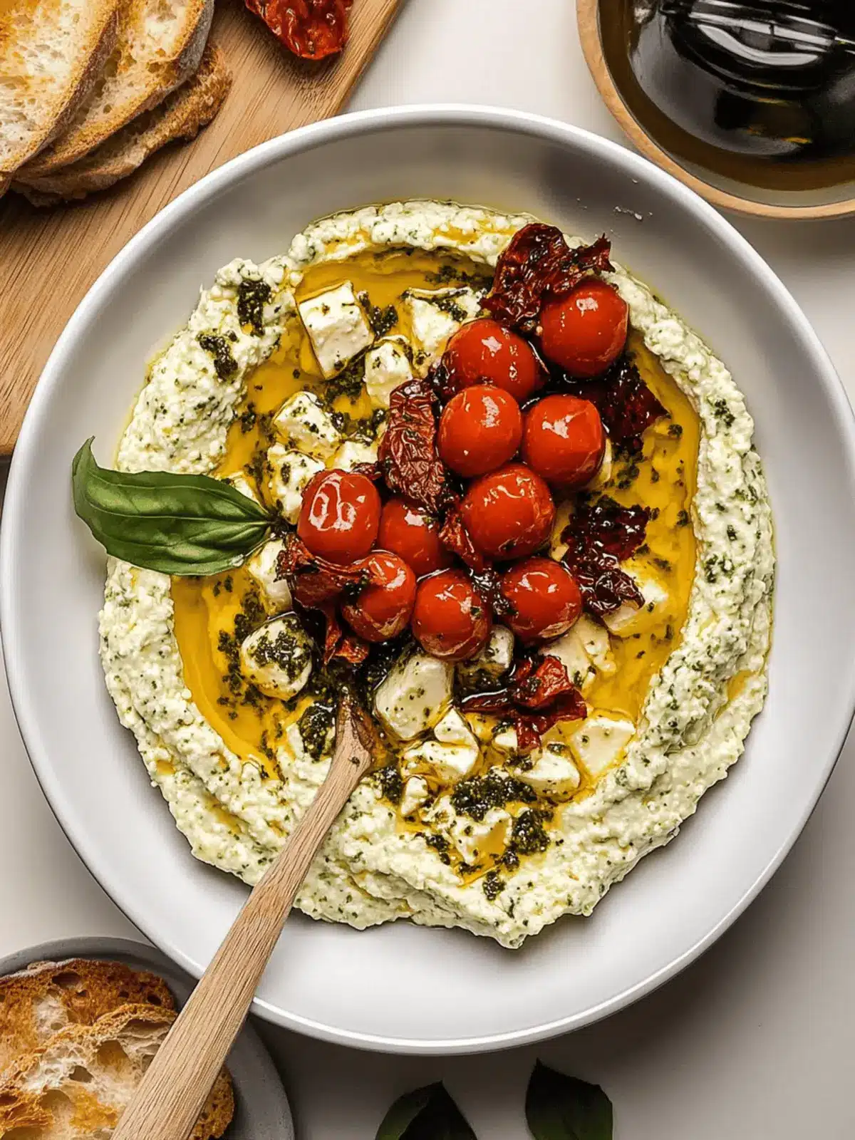 Pesto Whipped Feta Dip: A Creamy Delight for Any Gathering 3 Pesto Whipped Feta Dip