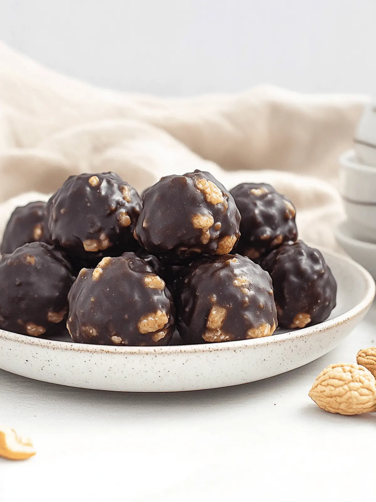 Delicious Peanut Butter Balls with Rice Krispies in 5 Minutes 3 Delicious Peanut Butter Balls with Rice Krispies in 5 Minutes