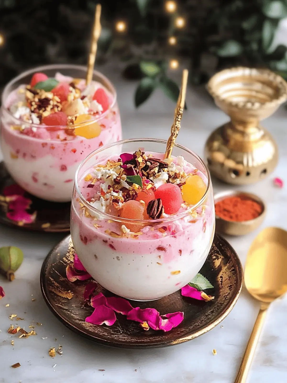 Delightful Rose Rasmalai Falooda: A Festive Fusion Treat 3 Rose Rasmalai Falooda