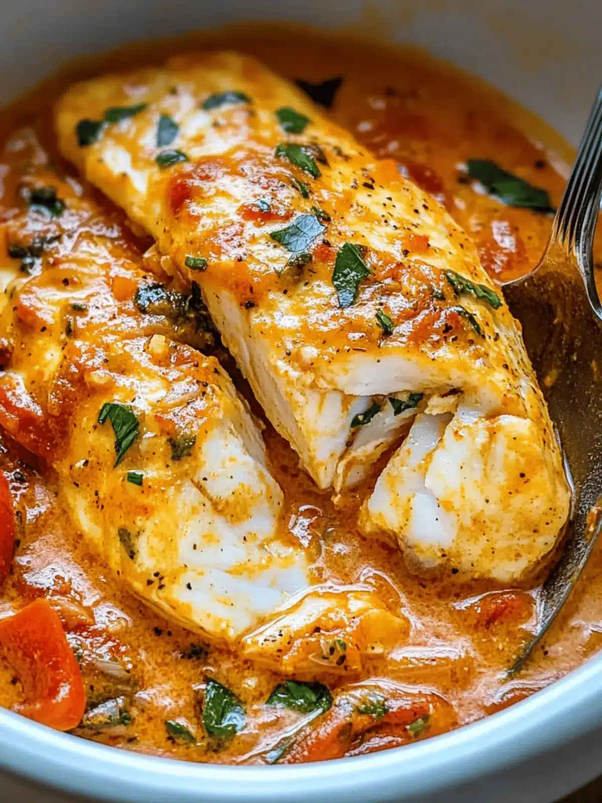 Zesty Tilapia in Roasted Pepper Sauce for Effortless Dinners 3 Tilapia in Roasted Pepper
