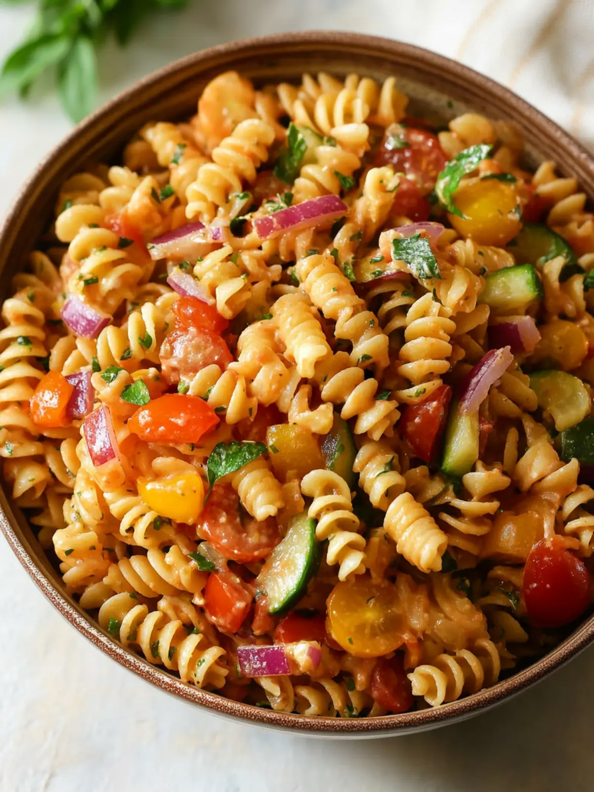 Zesty Supreme Pasta Salad