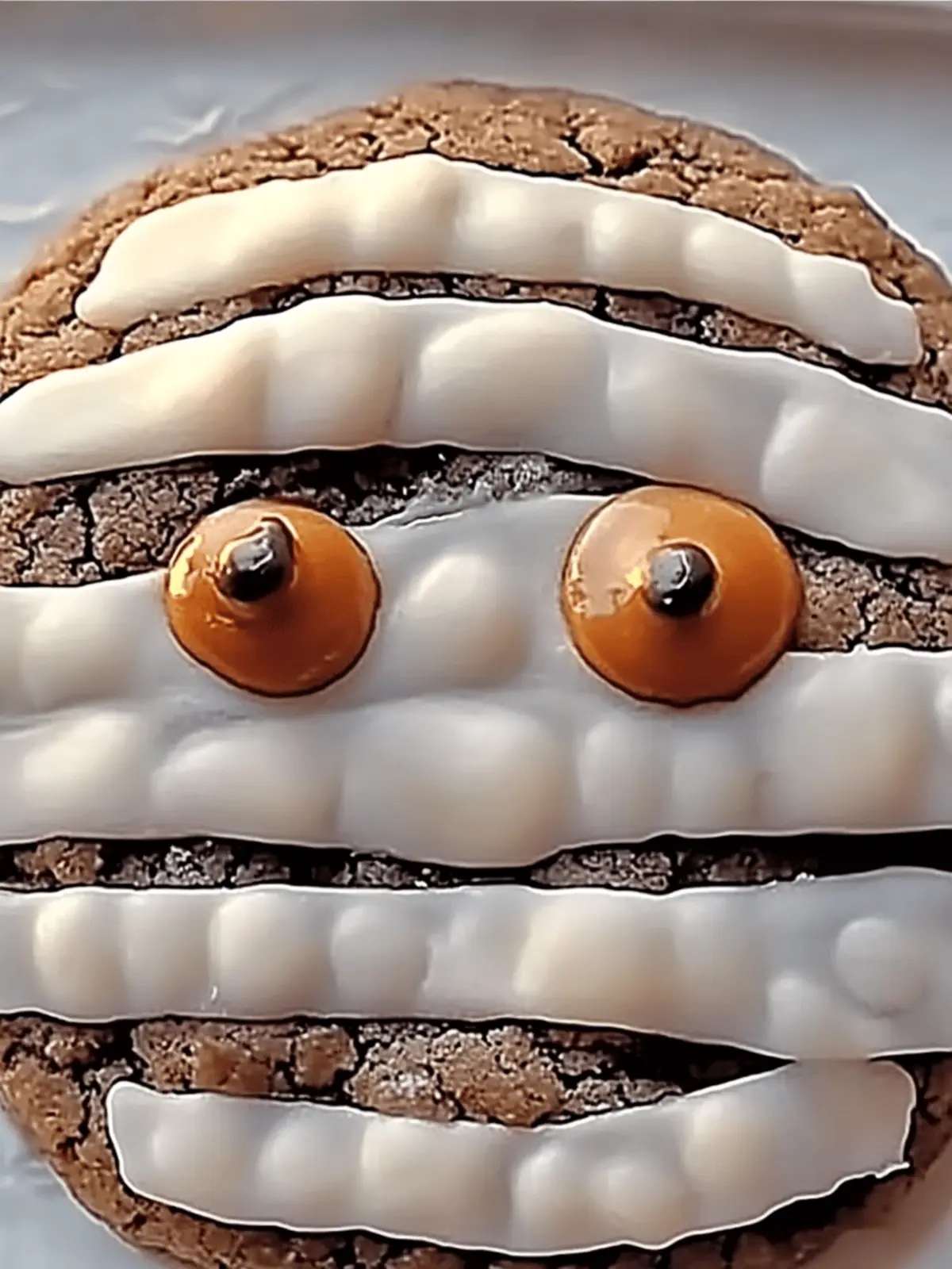 Fudgy Halloween Mummy Cookies for Spooktacular Fun at Home 3 Fudgy Halloween Mummy Cookies