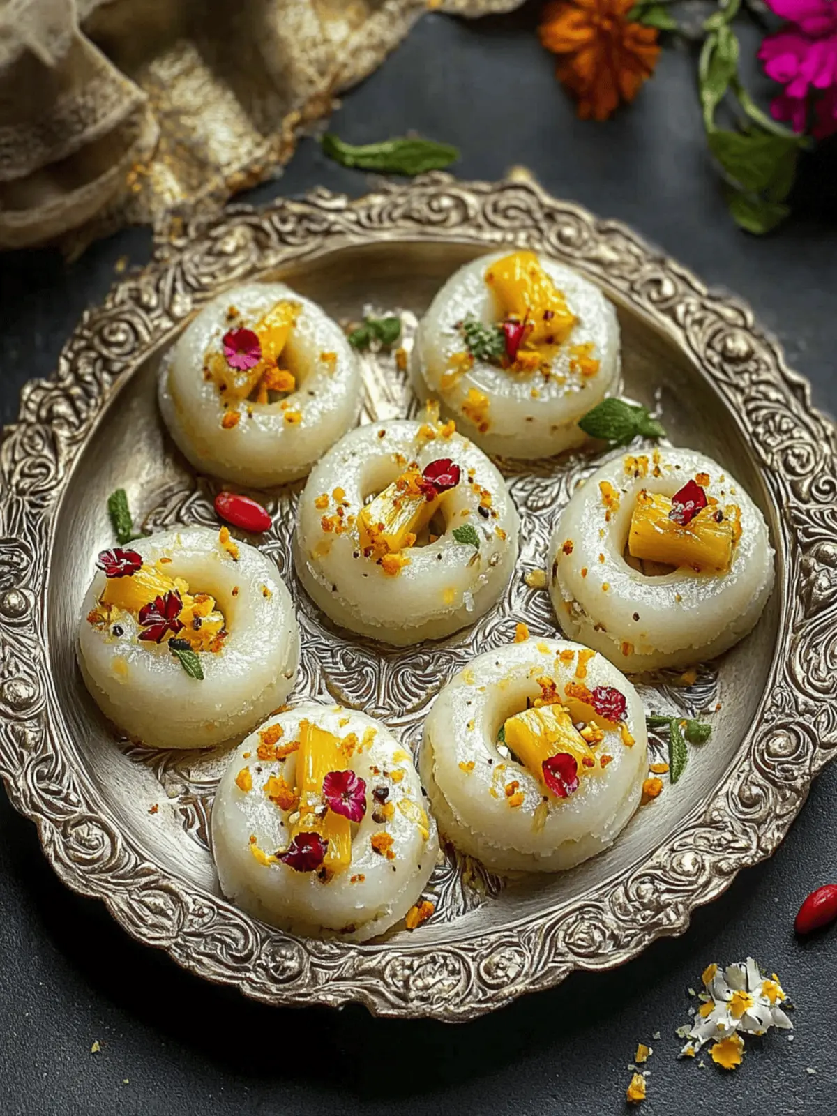 Pineapple Sandesh: A Tropical Twist on Classic Indian Sweets 4 Pineapple Sandesh