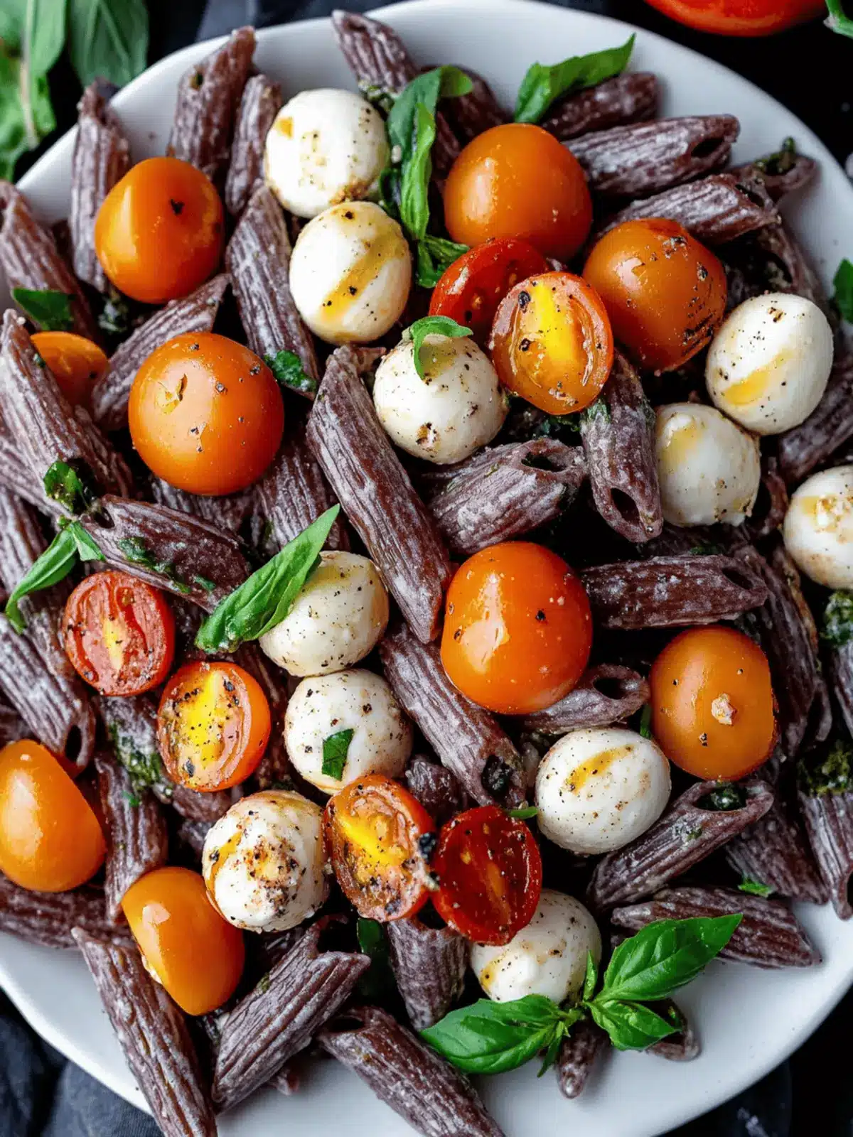 Hauntingly Delicious Halloween Caprese Pasta Salad Recipe 3 Halloween Caprese Pasta Salad