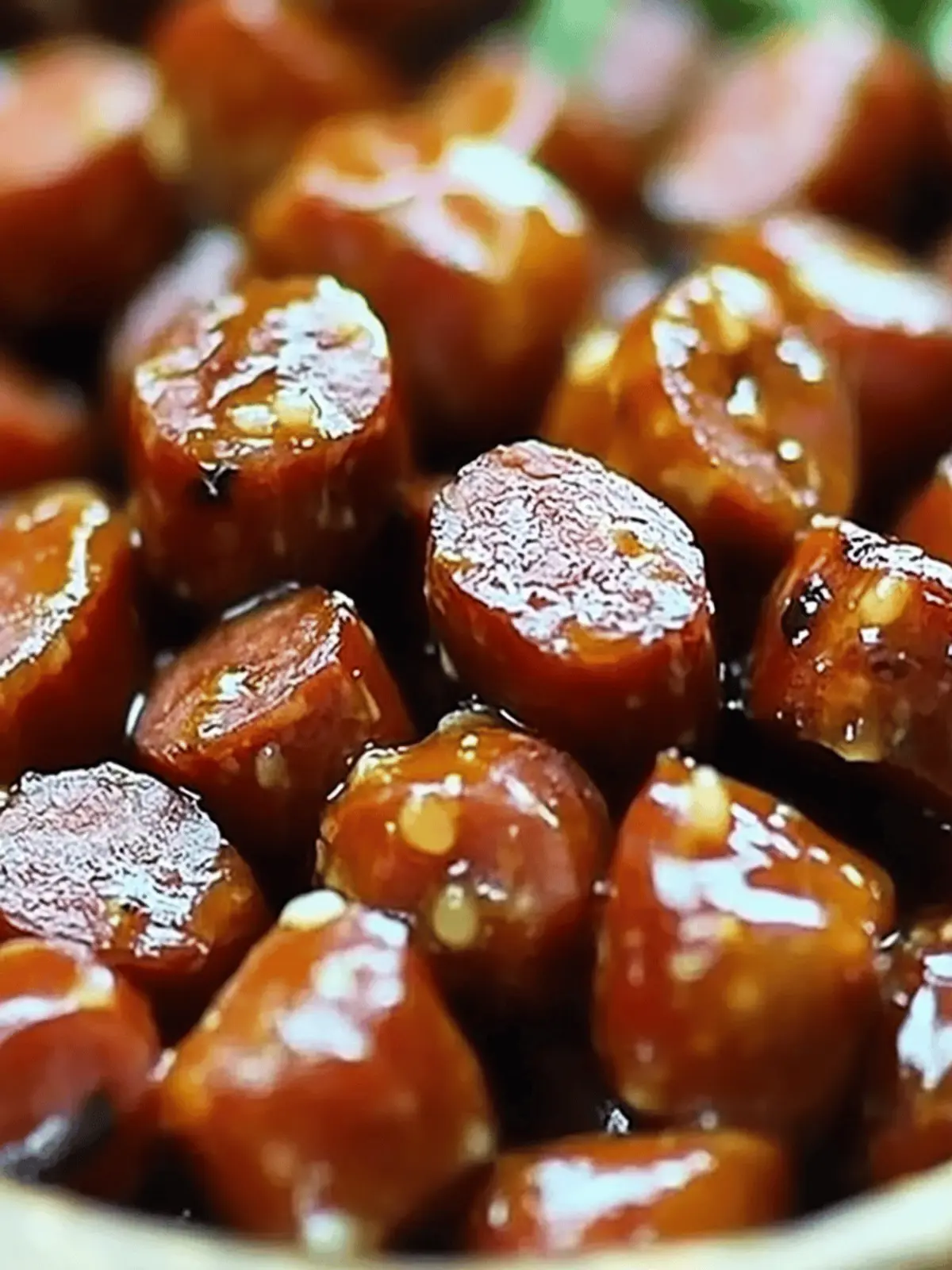 Slow Cooker Honey Mustard Kielbasa Bites for Effortless Snacking 4 Slow Cooker Honey Mustard Kielbasa Bites