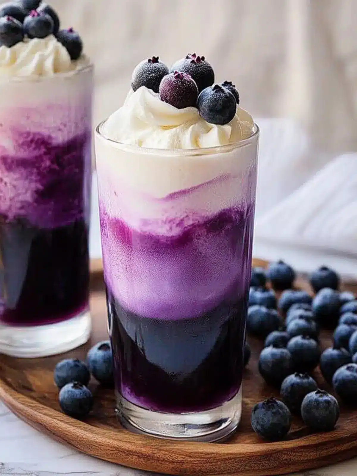 Blueberry Italian Cream Soda