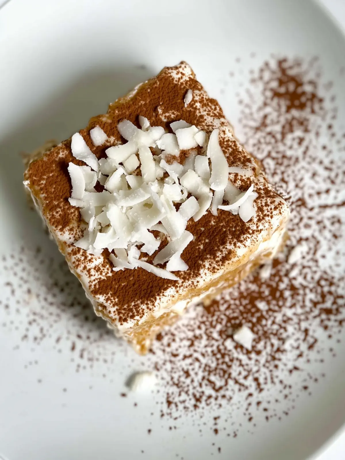 Coconut Rum (Coquito) Tiramisu