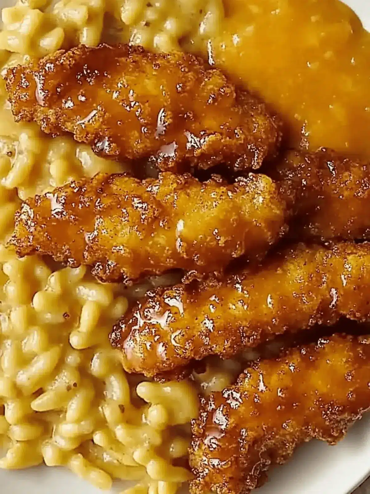 Irresistible Hot Honey Chicken Tenders with Creamy Mac and Cheese 3 Hot Honey Chicken Tenders