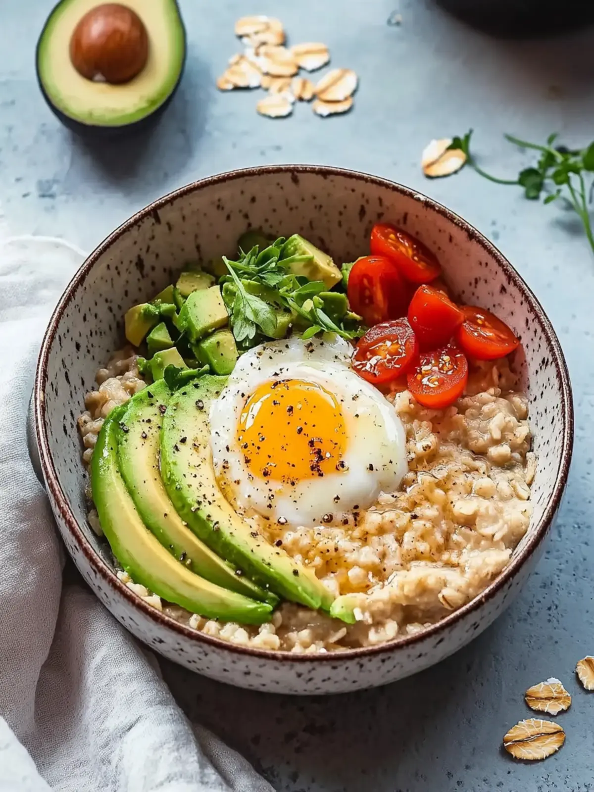 Savory Avocado Oatmeal