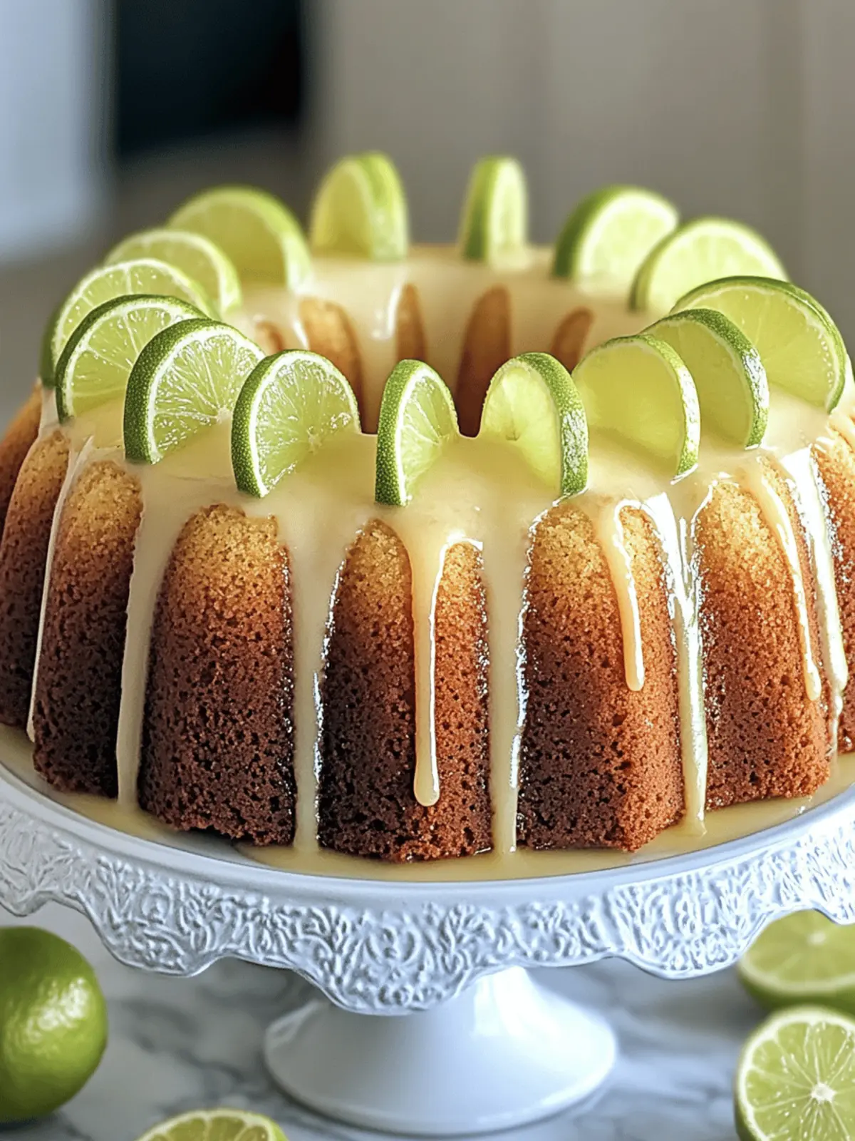 Tangy Key Lime Pound Cake