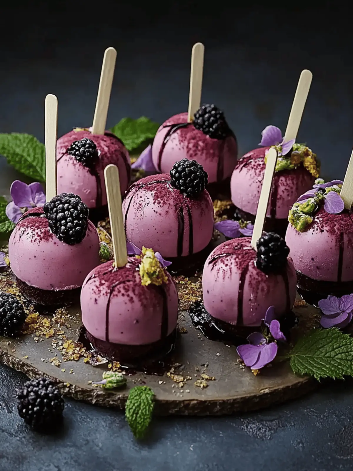 Forest Blackberry Cheesecake Pops: A Magical Treat Awaits 2 Forest Blackberry Cheesecake Pops: A Magical Treat Awaits
