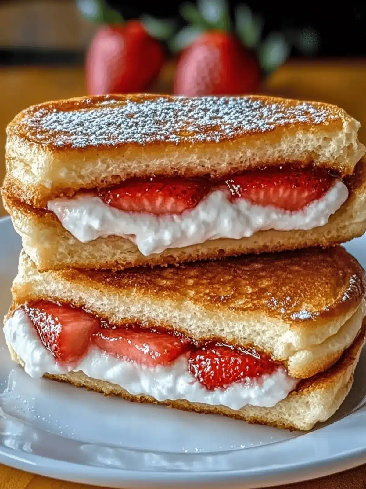 Fried Strawberry Cheesecake Sandwiches: Your New Favorite Indulgence 3 Fried Strawberry Cheesecake Sandwiches