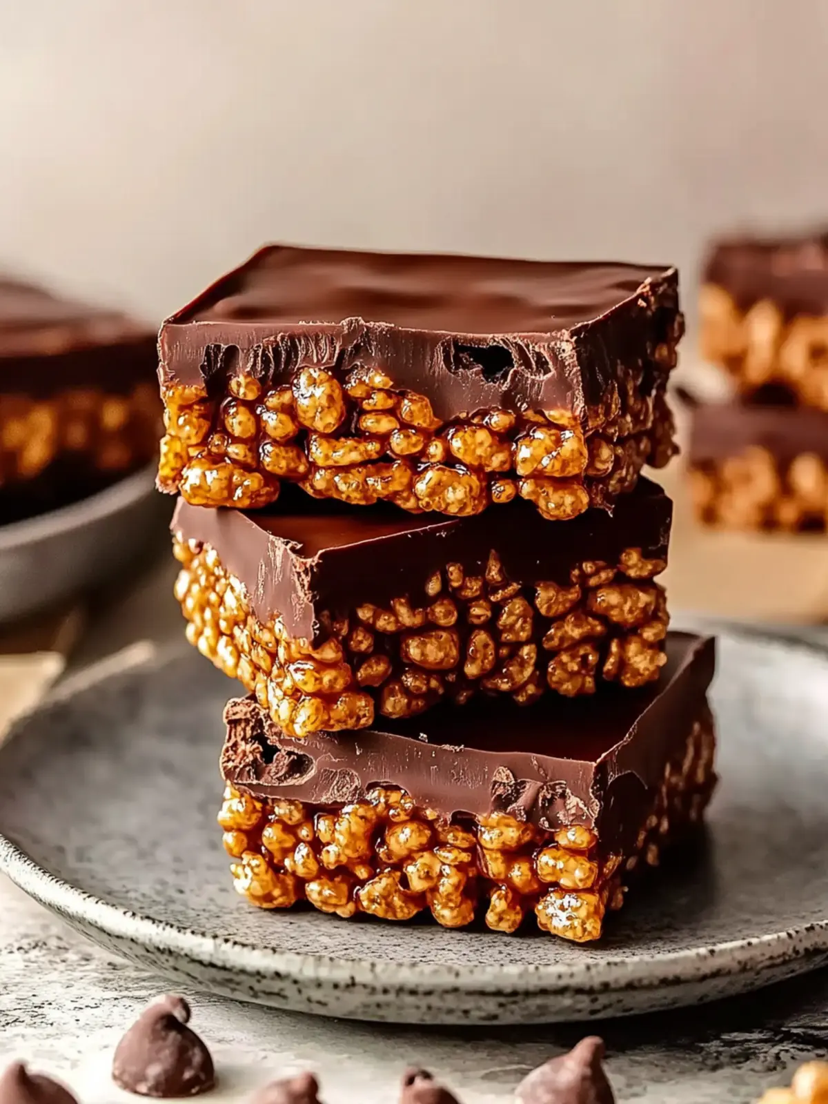 Deliciously Easy Chocolate Covered Rice Krispie Treats Recipe 3 Chocolate Covered Rice Krispie Treats