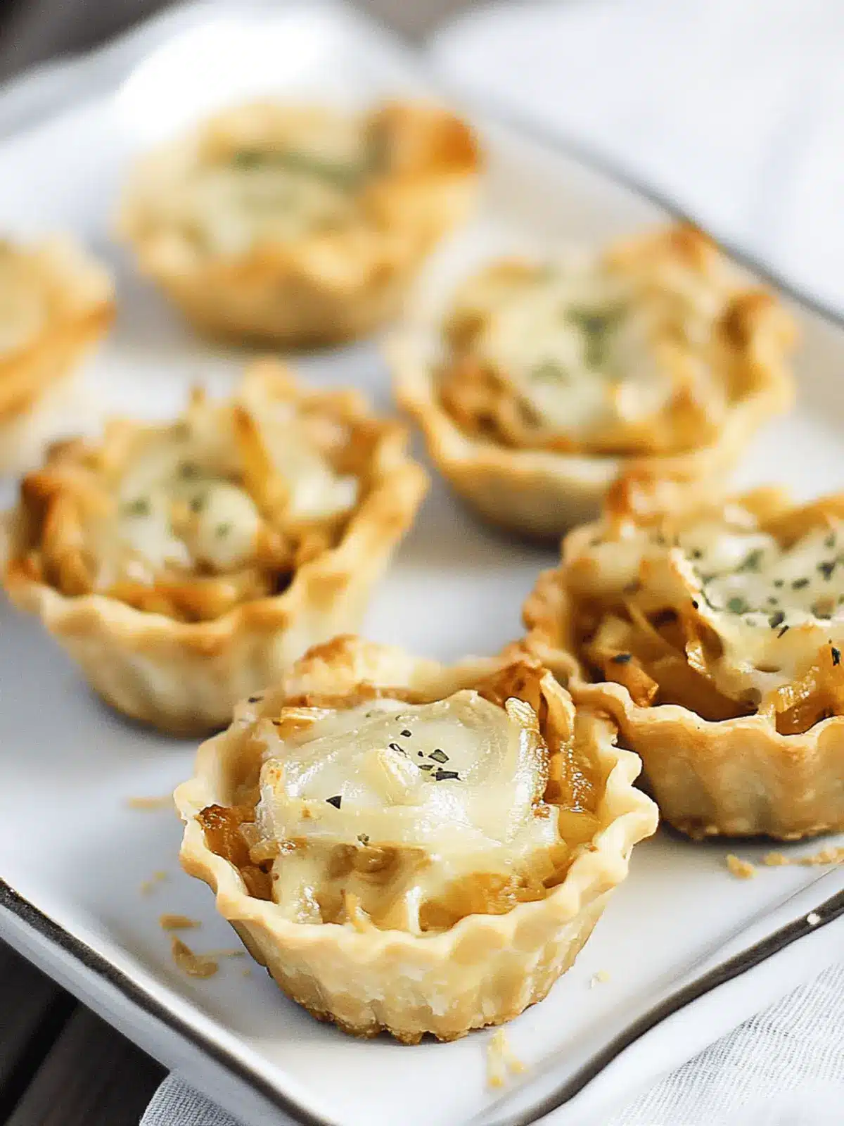 French Onion Tartlets