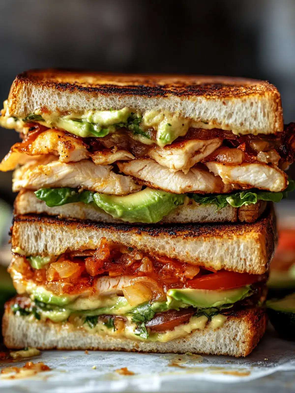 Loaded Chicken & Avocado Sandwich Your New Favorite Comfort Bite 4 Loaded Chicken & Avocado Sandwich