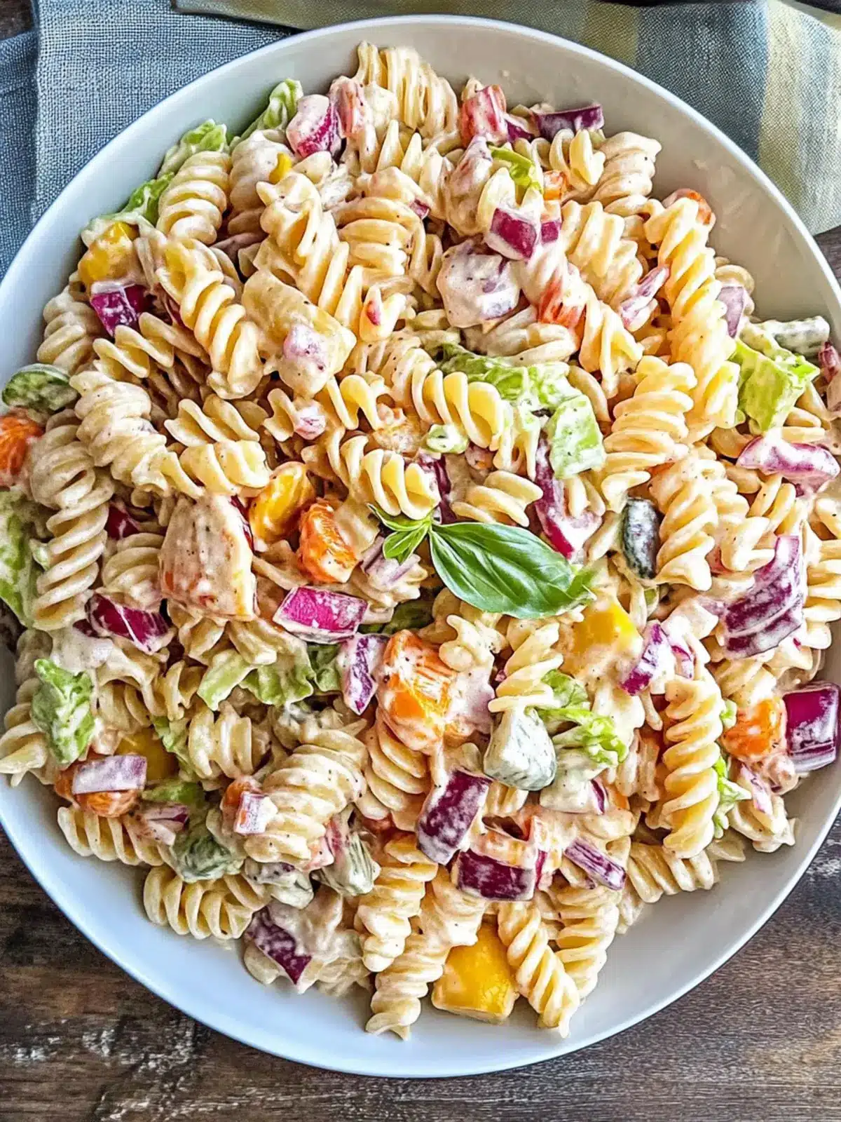 Thanksgiving Pasta Salad: Creamy, Colorful, and Comforting 2 Thanksgiving Pasta Salad