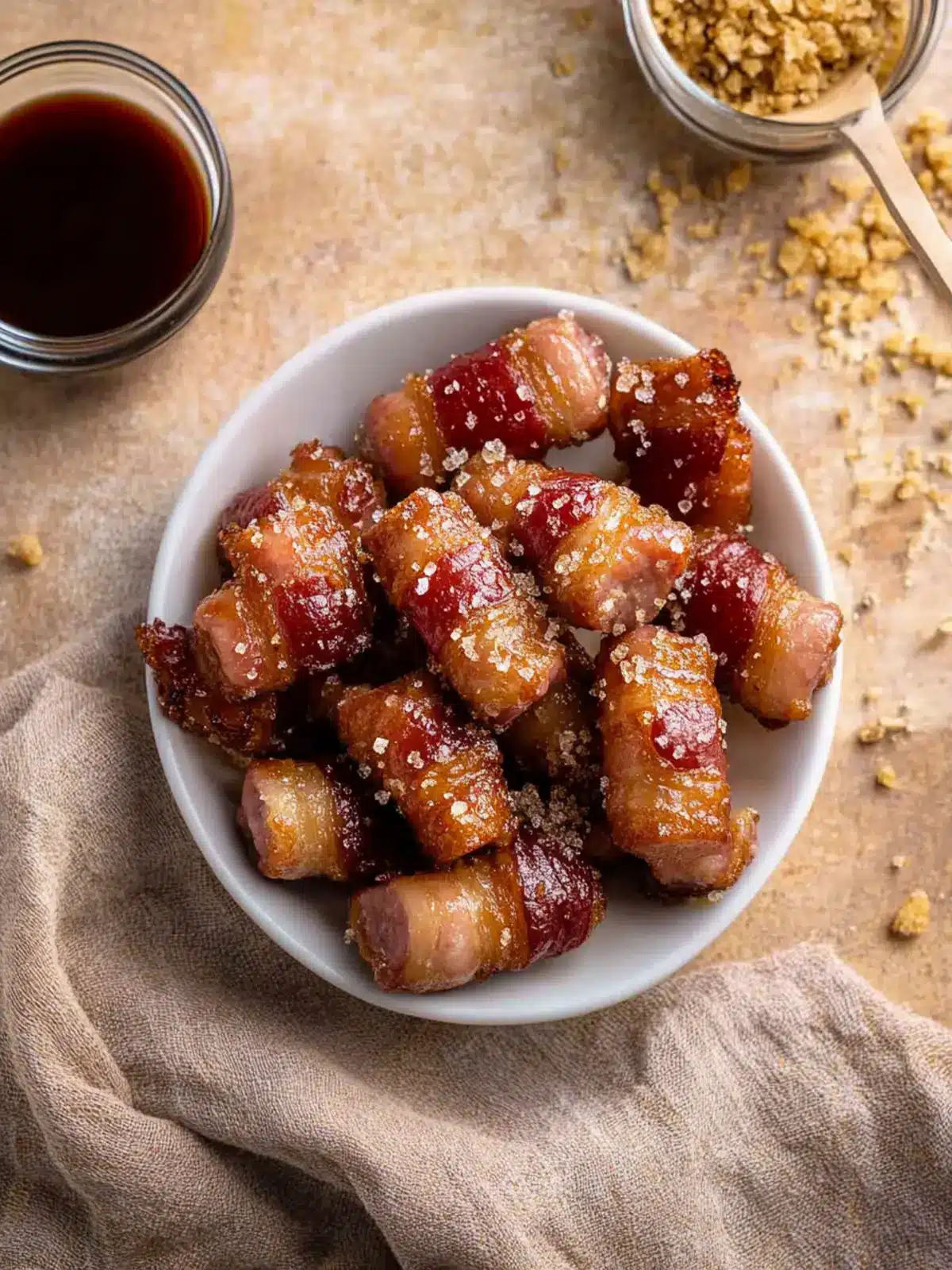 Sweet and Savory Bacon Brown Sugar Smokies Delight 2 Bacon Brown Sugar Smokies