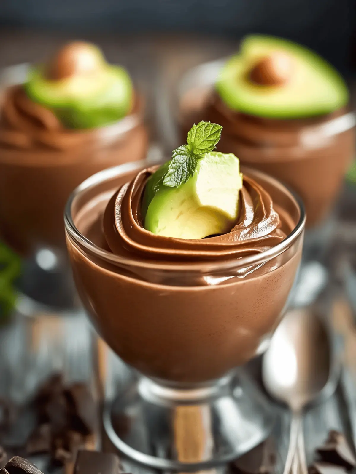 Chocolate Avocado Mousse