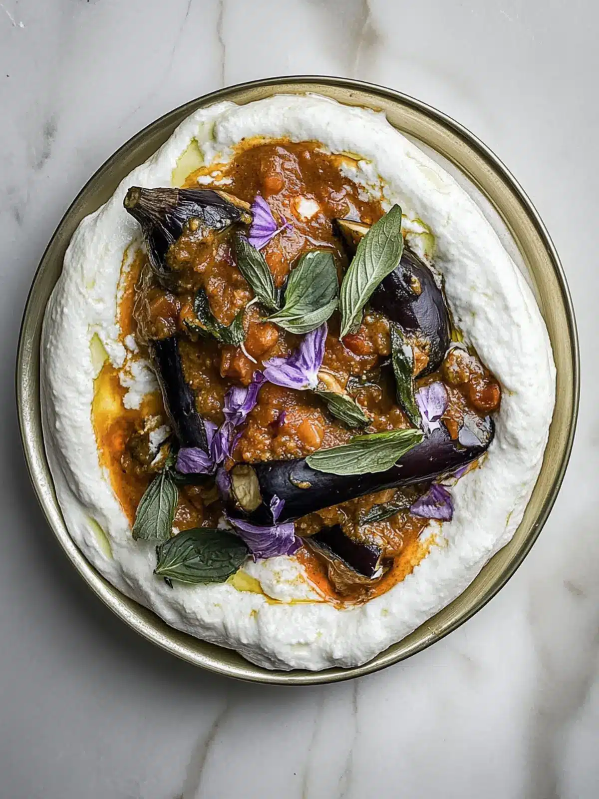 Healthy Eggplant Borani