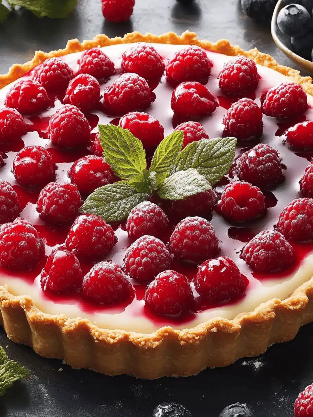 Delightful Summertime Berry Crust Tart with Vanilla Cream 3 Summertime Berry Crust Tart