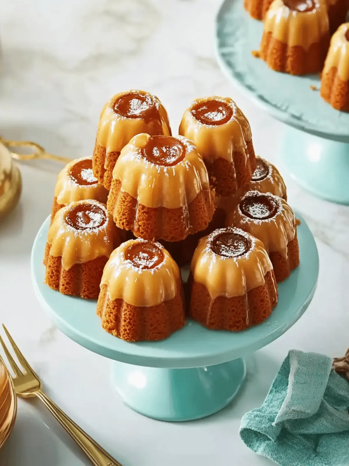 Decadent Mini Caramel Cakes That Will Steal Your Heart 3 Mini Caramel Cakes