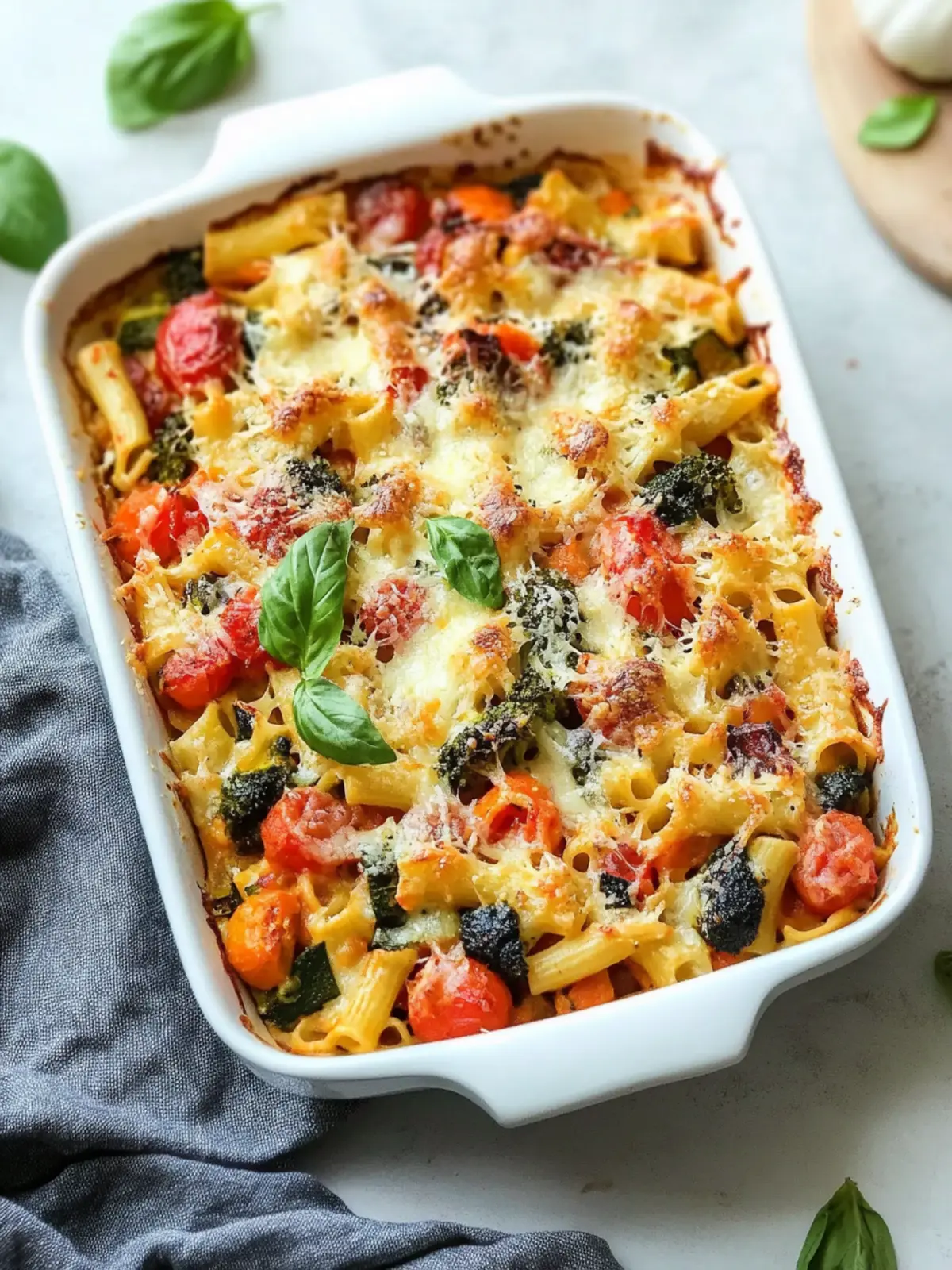 Mediterranean Vegetable Pasta Bake