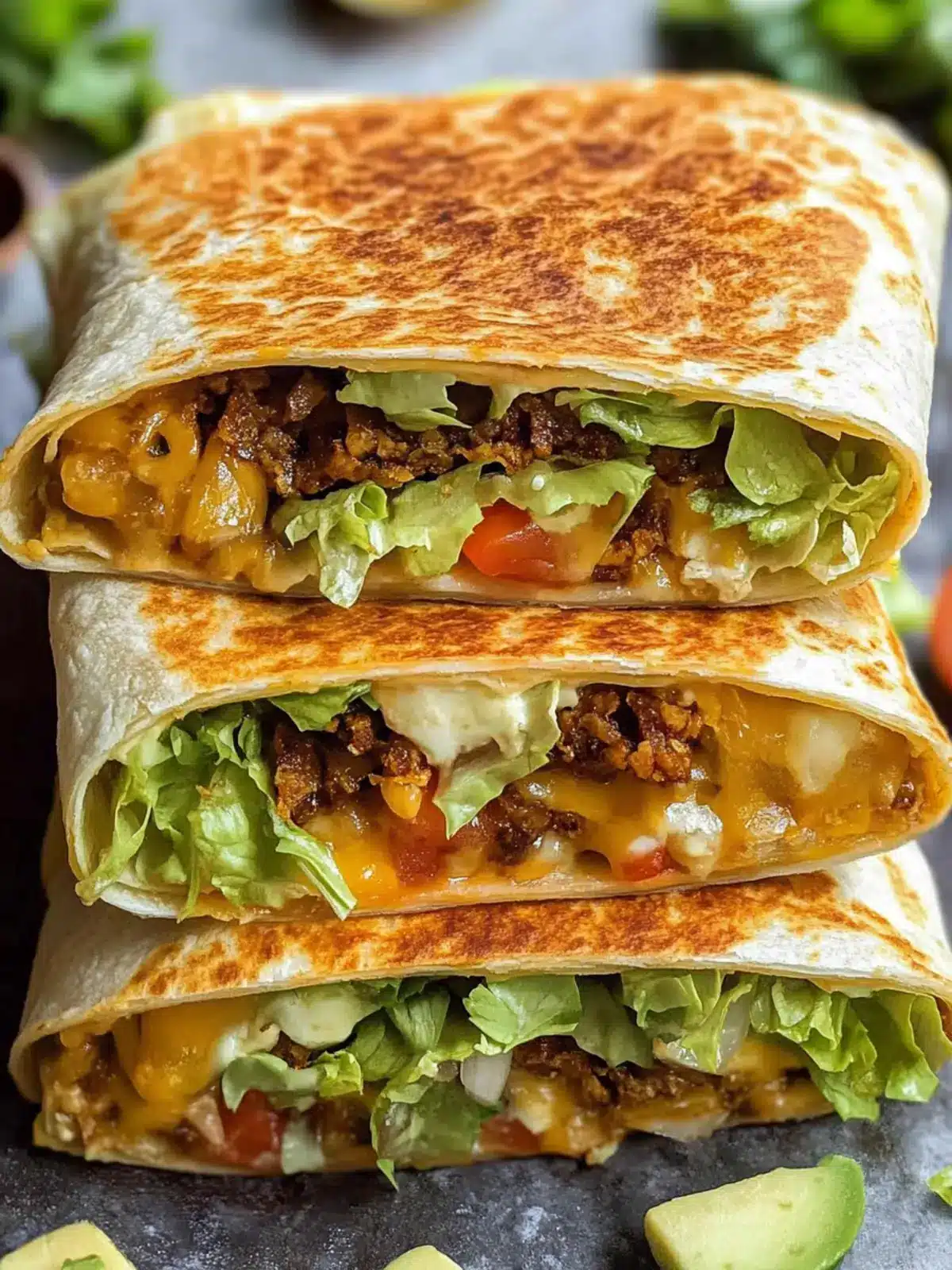 Homemade Crunchwrap Supremes