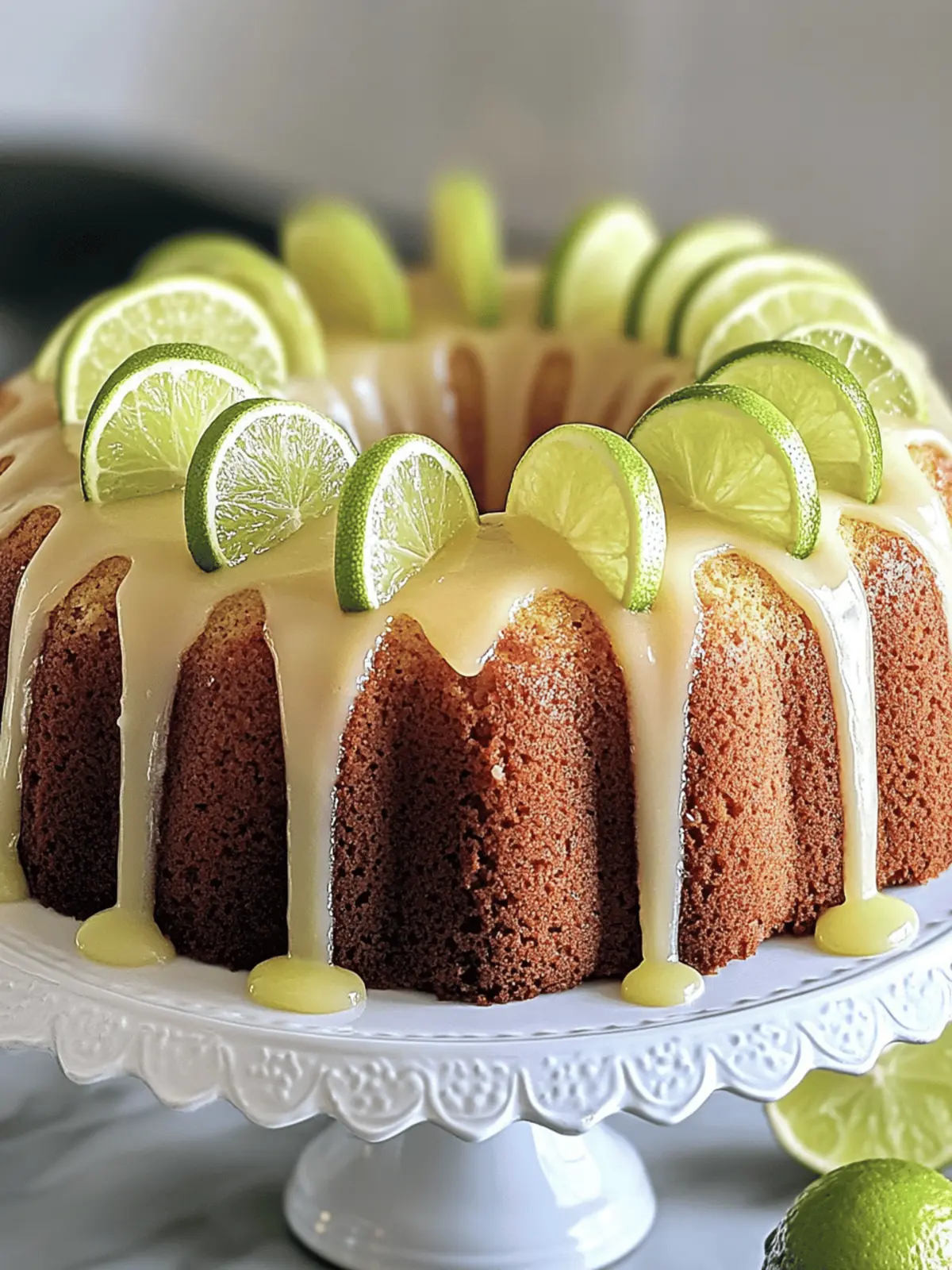 Tangy Key Lime Pound Cake
