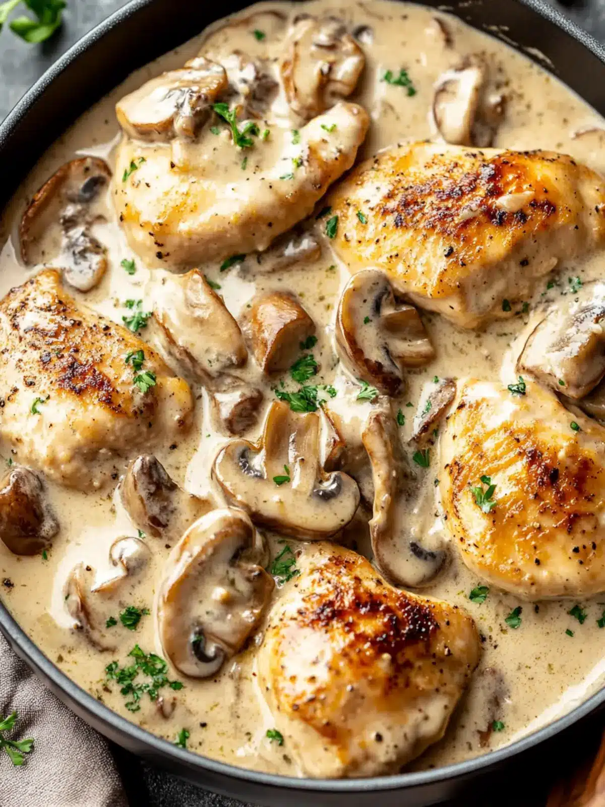 Creamy Mushroom Chicken