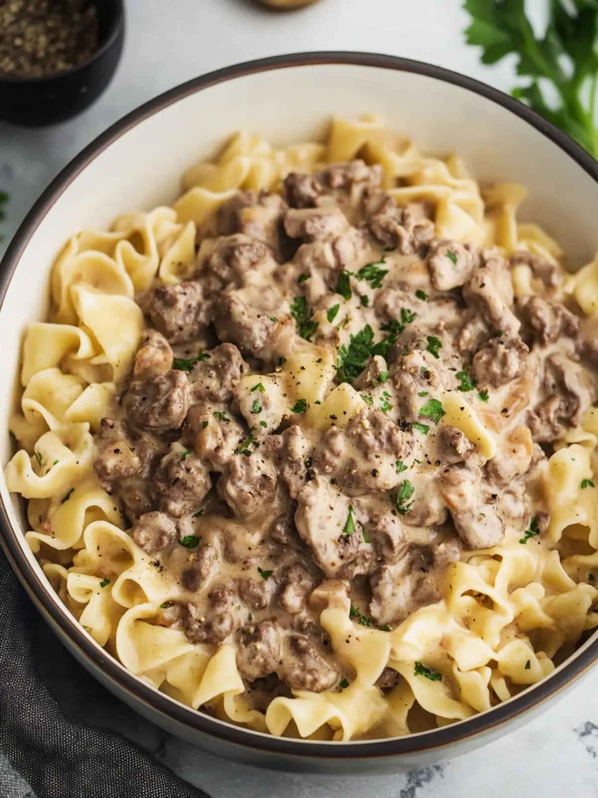 Hamburger Stroganoff