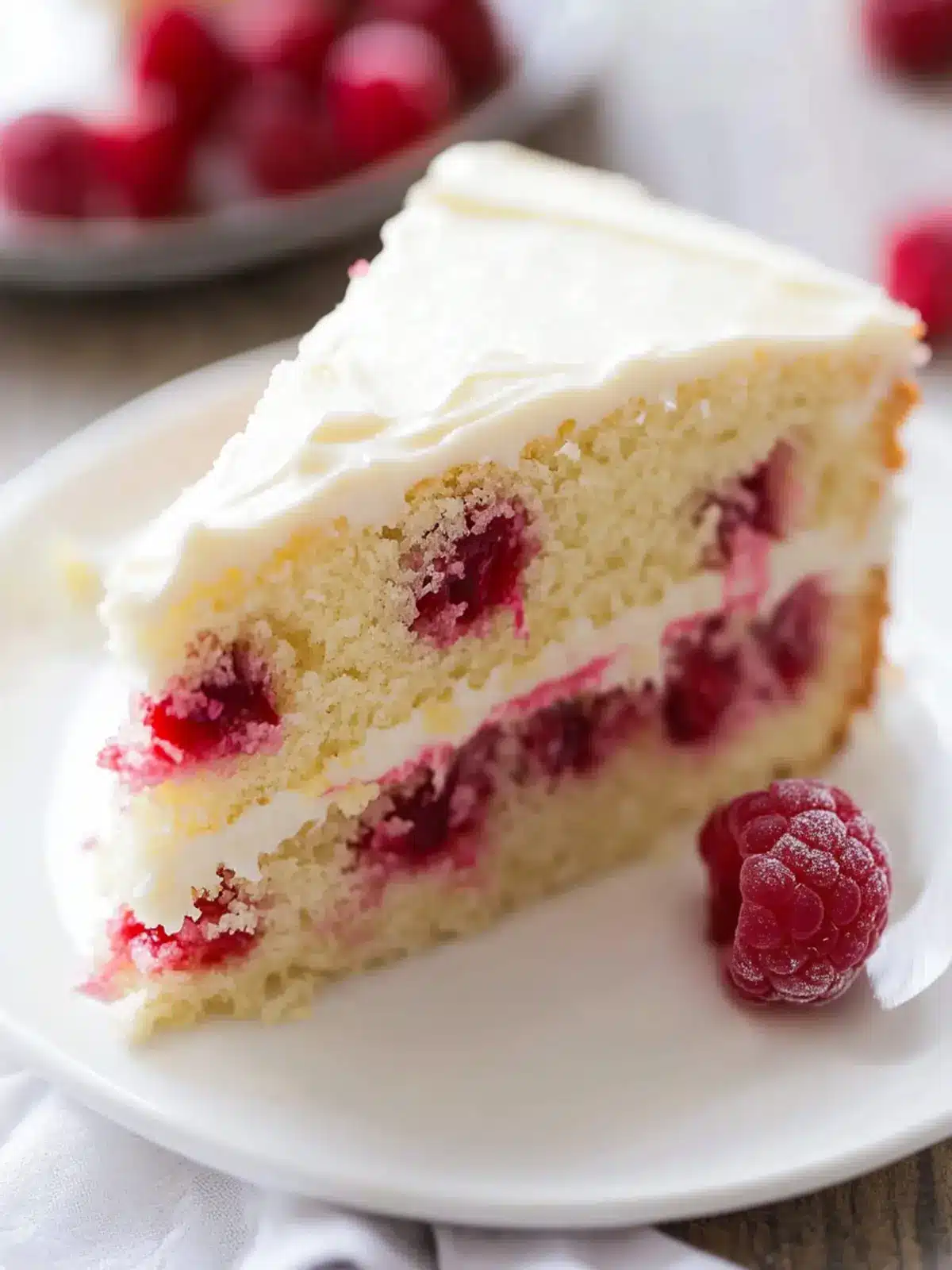 Delicious Raspberry Cake with Lemon Buttercream Bliss 2 Raspberry Cake with Lemon Buttercream